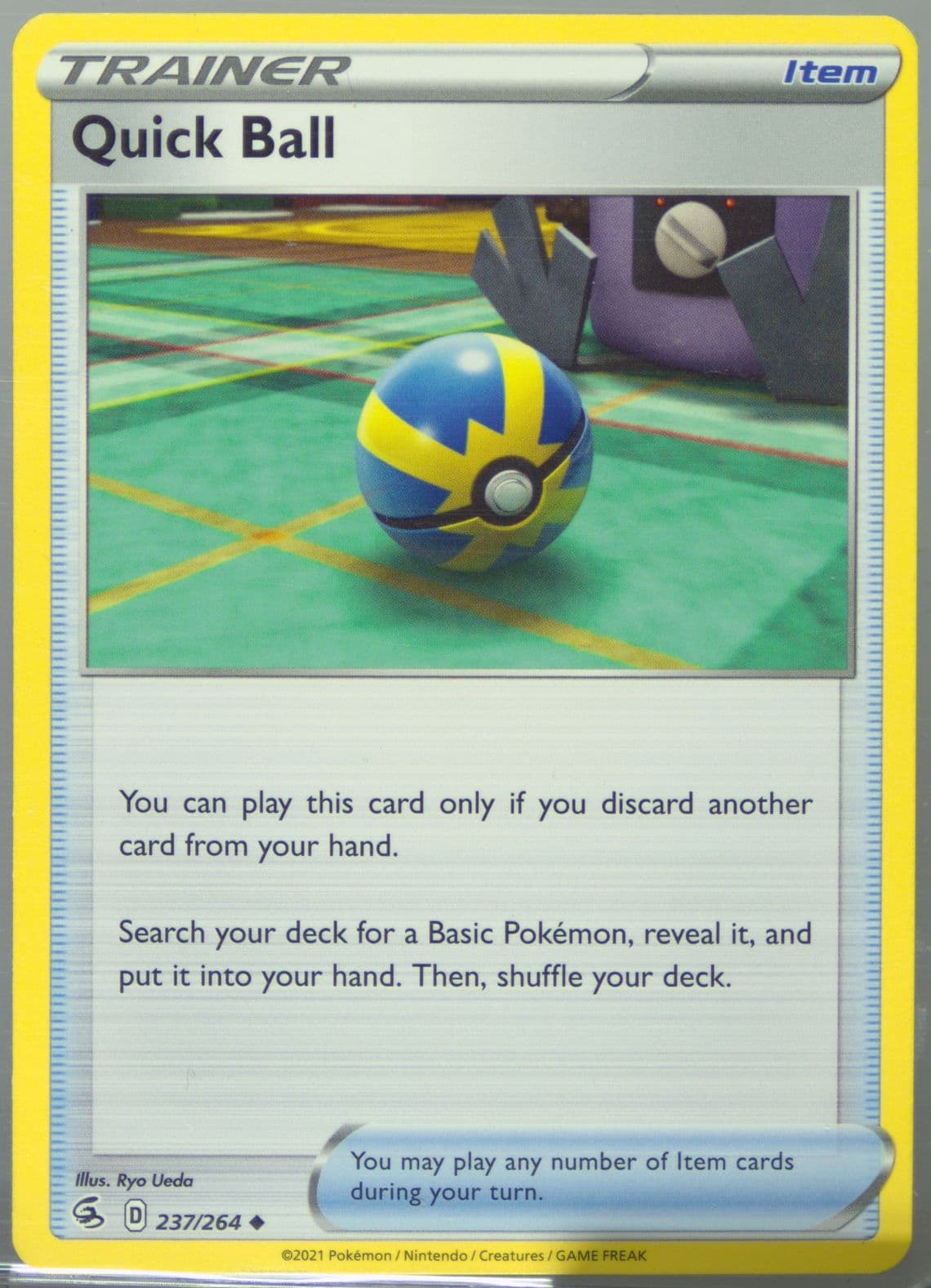 Quick Ball (237) 2021 Pokemon Sword & Shield Fusion Strike