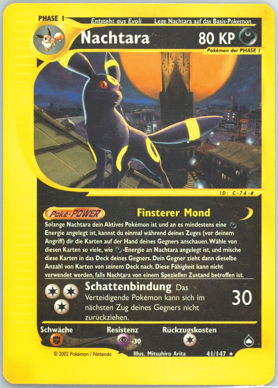 Nachtara German (41) 2003 Pokemon Aquapolis