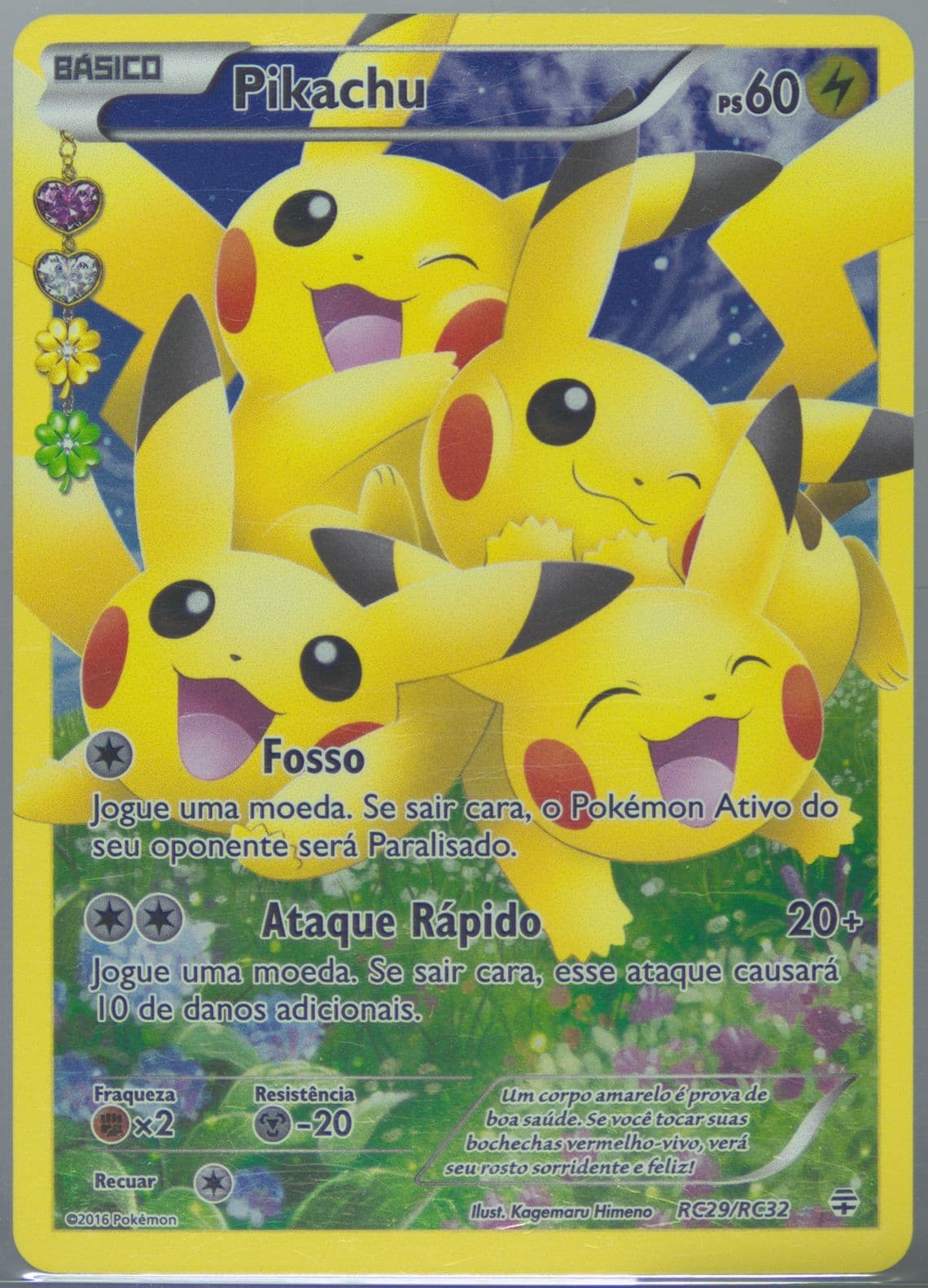Full Art/Pikachu Portuguese (RC29) 2016 Pokemon XY Generations Radiant Collection