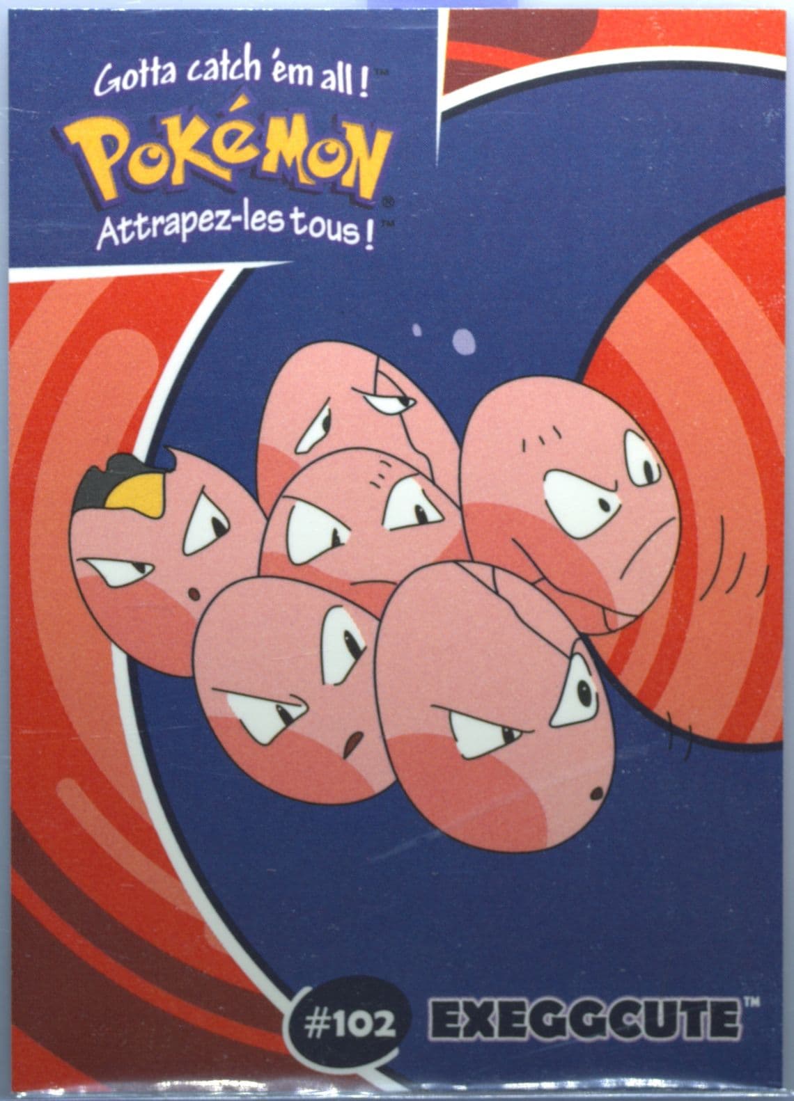 Exeggcute (37) 2000 Danone Pokemon Stadium Tip