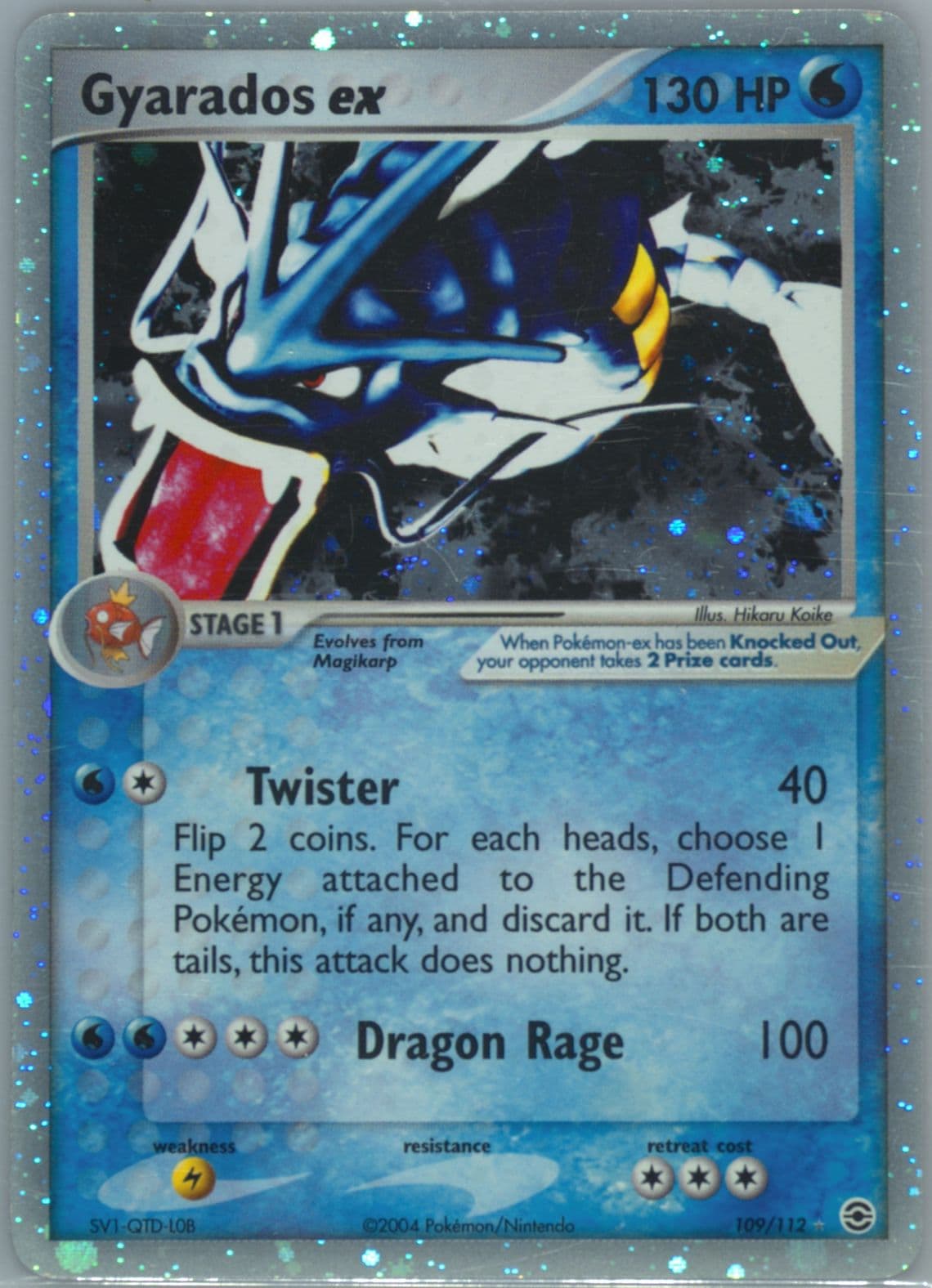 Gyarados EX-Holo (109) 2004 Pokemon EX Fire Red & Leaf Green