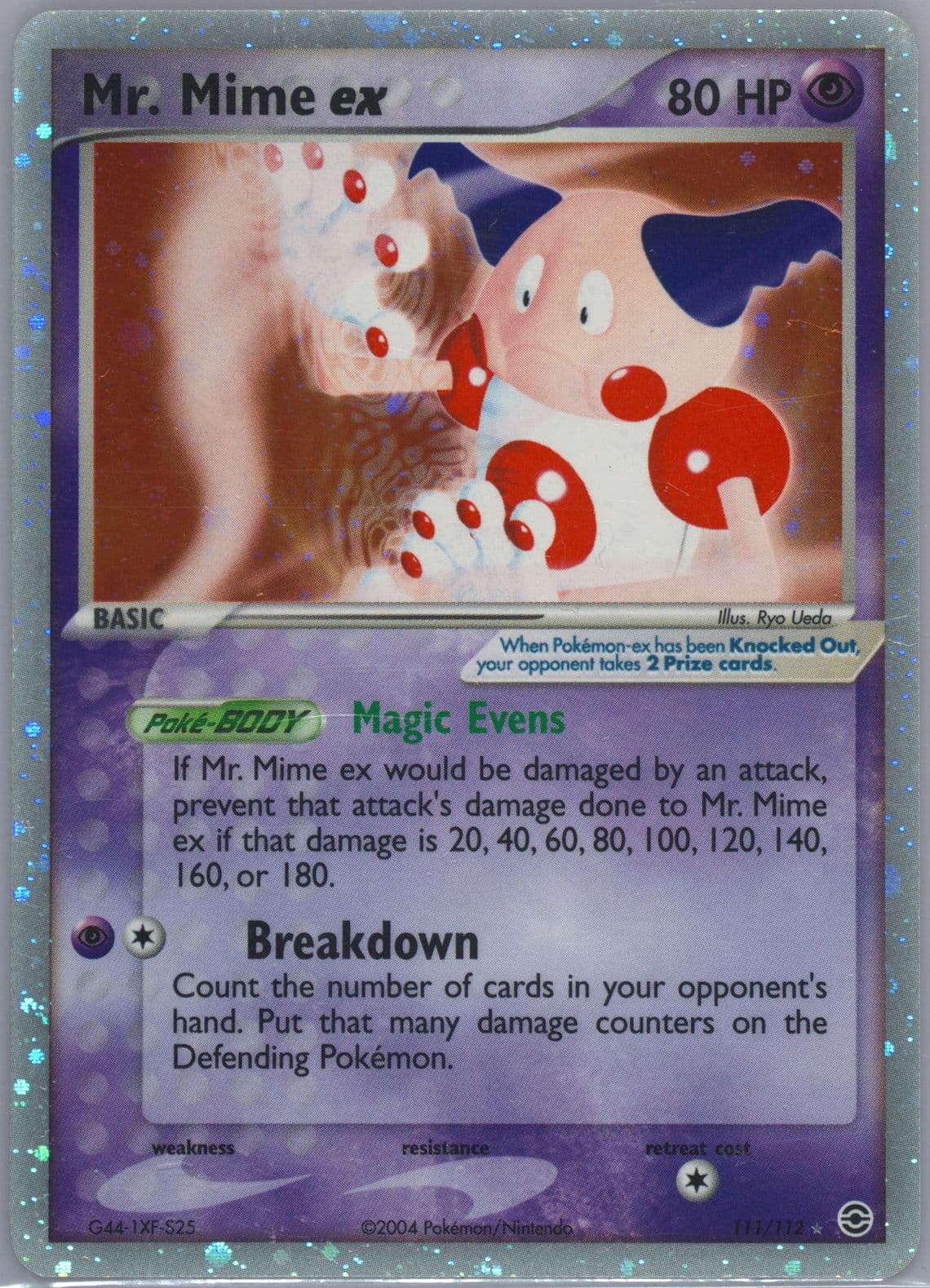 Mr. Mime EX-Holo (111) 2004 Pokemon EX Fire Red & Leaf Green