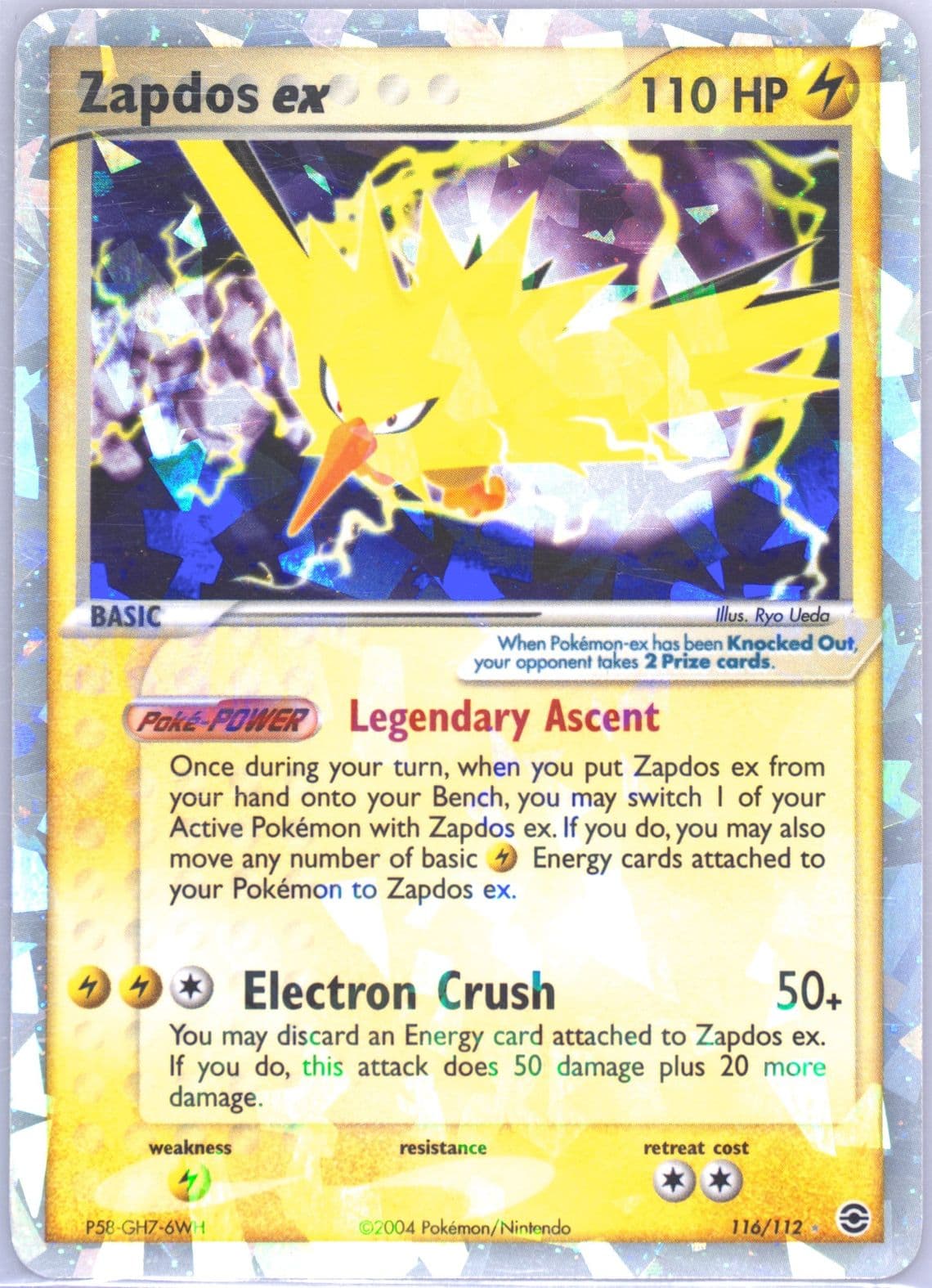 Zapdos EX-Holo (116) 2004 Pokemon EX Fire Red & Leaf Green