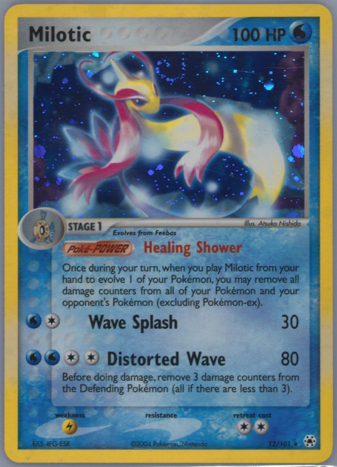 Milotic-Holo (12) 2004 Pokemon EX Hidden Legends
