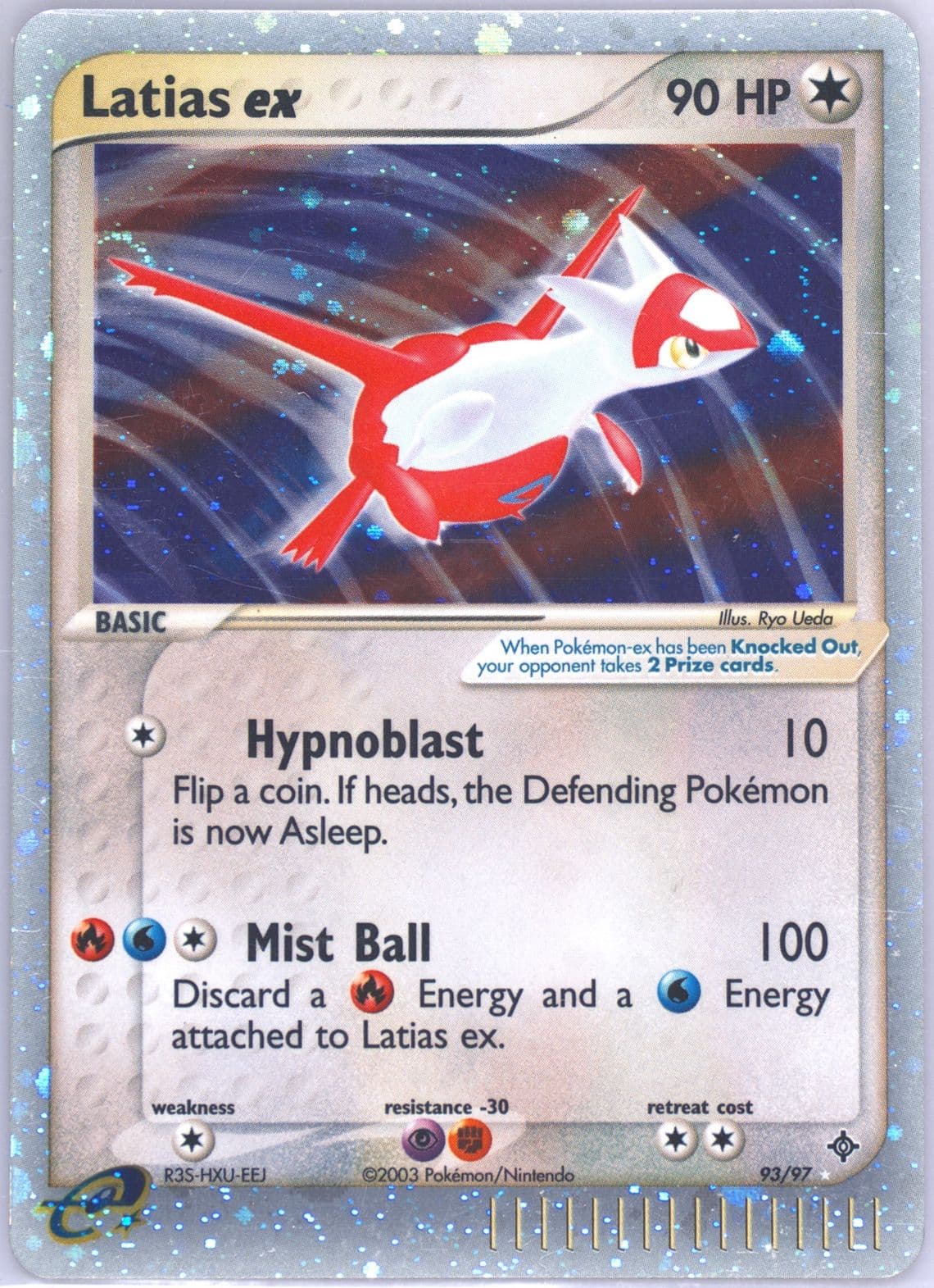 Latias EX-Holo (93) 2003 Pokemon EX Dragon