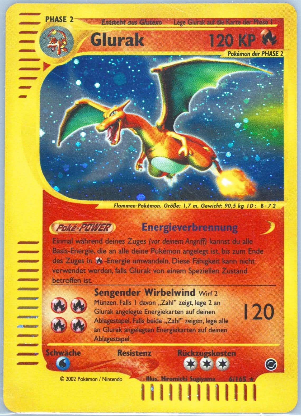 Glurak-Holo German (6) 2002 Pokemon Expedition
