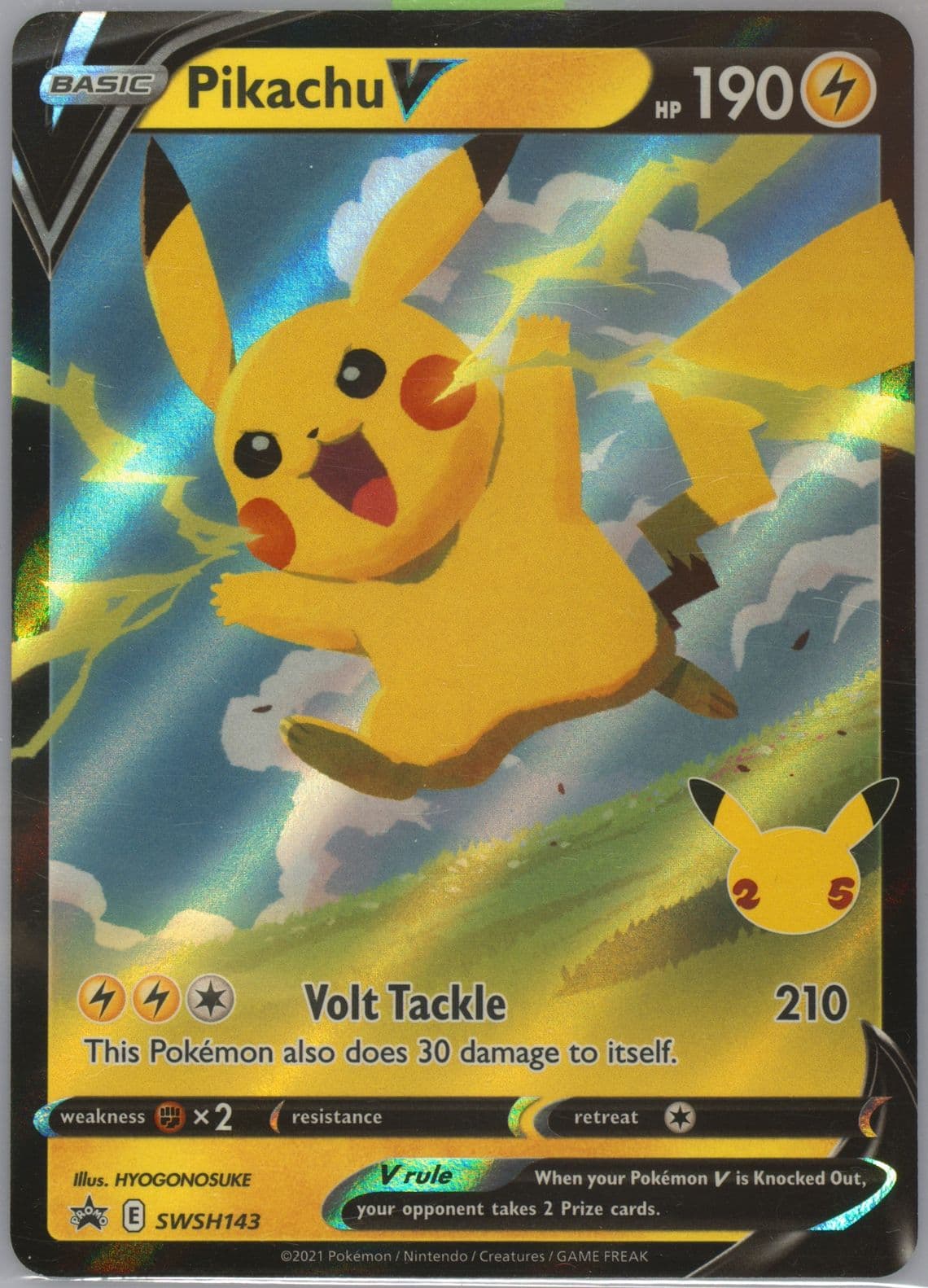 Pikachu V Pikachu Vmax Box (143) 2021 Pokemon Swsh Black Star Promo