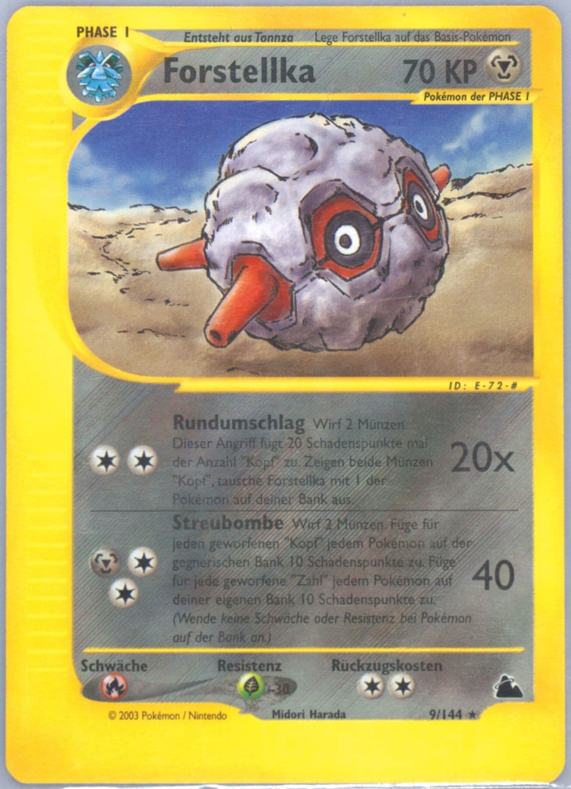 Forstellka German (9) 2003 Pokemon Skyridge