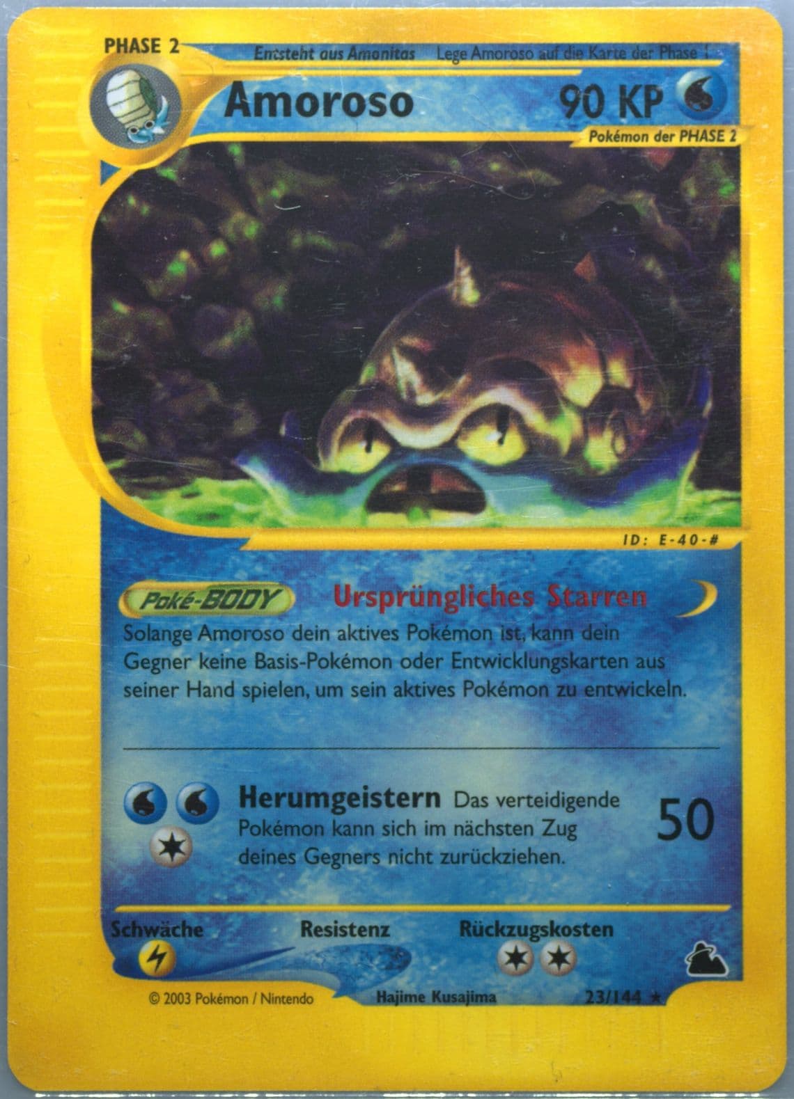 Amoroso German (23) 2003 Pokemon Skyridge
