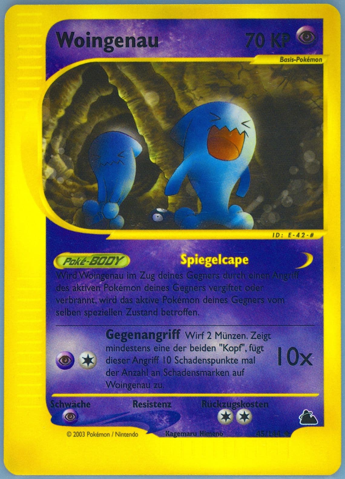 Woingenau German (45) 2003 Pokemon Skyridge