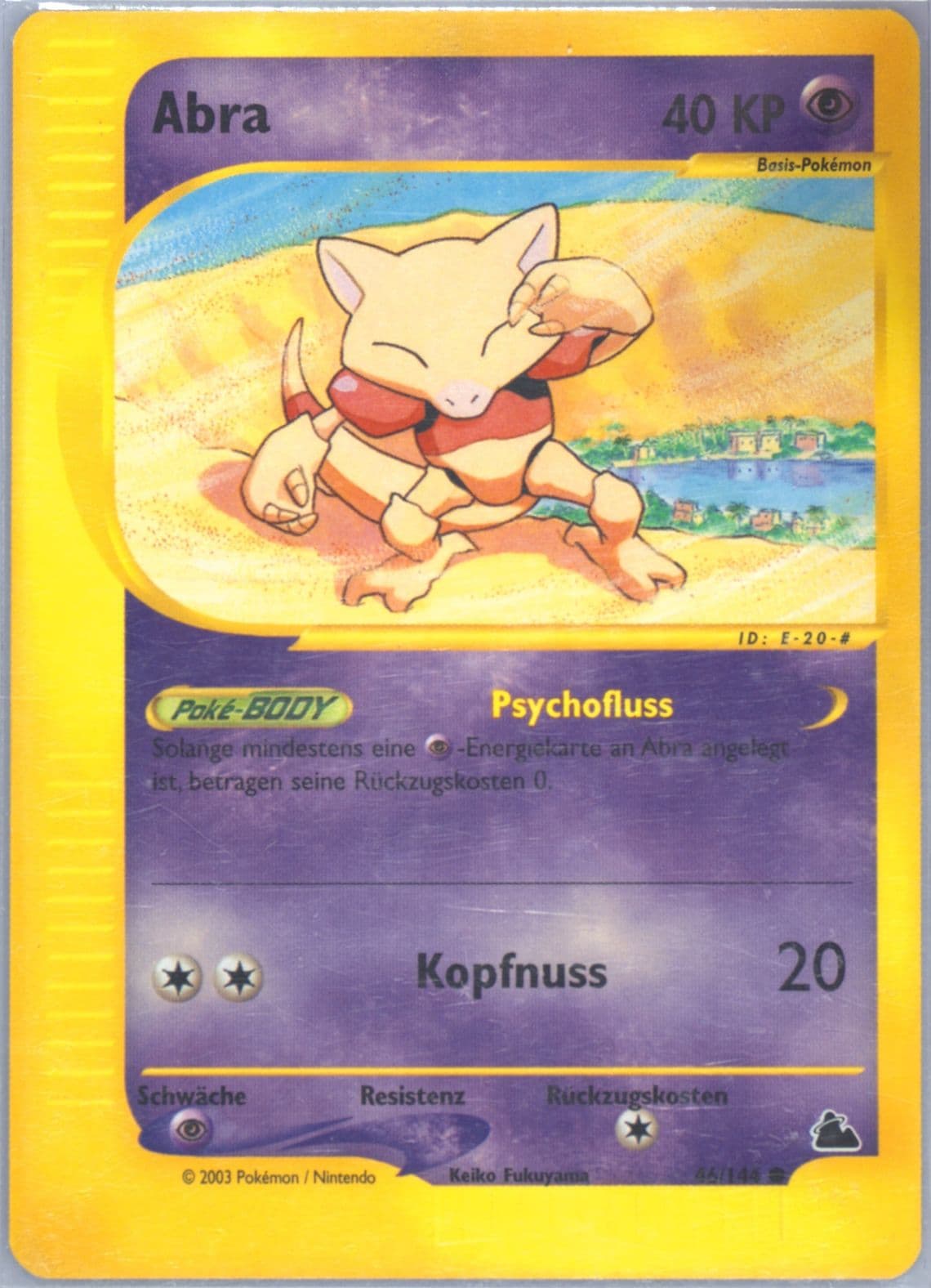 Abra German (46) 2003 Pokemon Skyridge