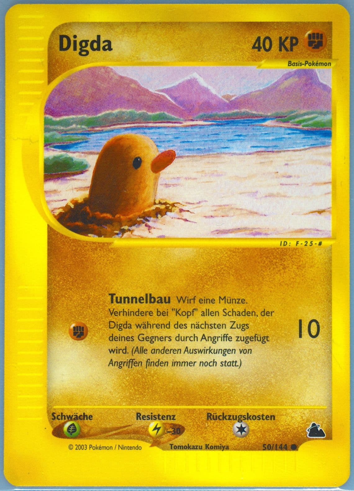 Digda German (50) 2003 Pokemon Skyridge