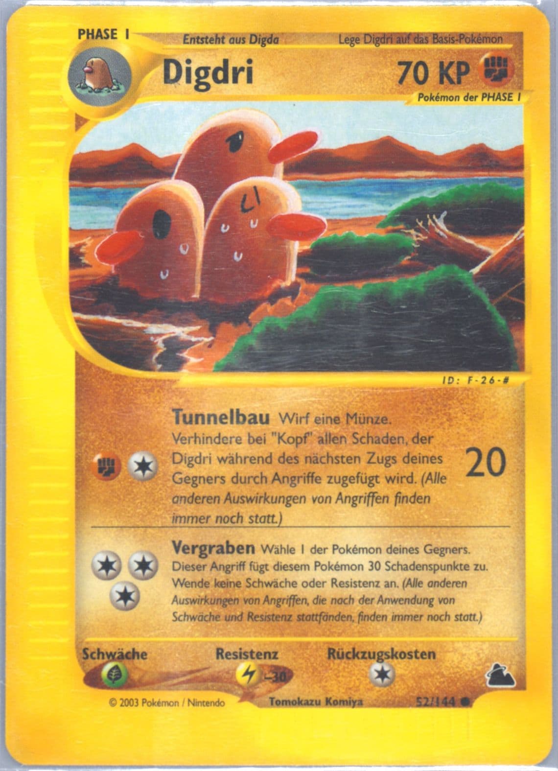 Digdri German (52) 2003 Pokemon Skyridge