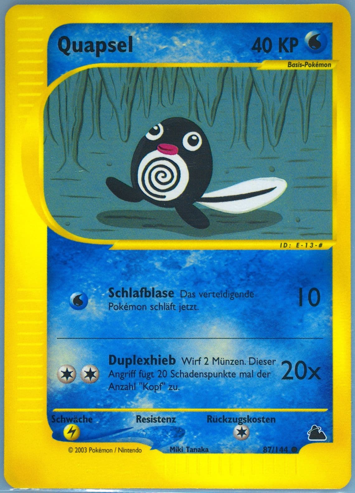 Quapsel German (87) 2003 Pokemon Skyridge