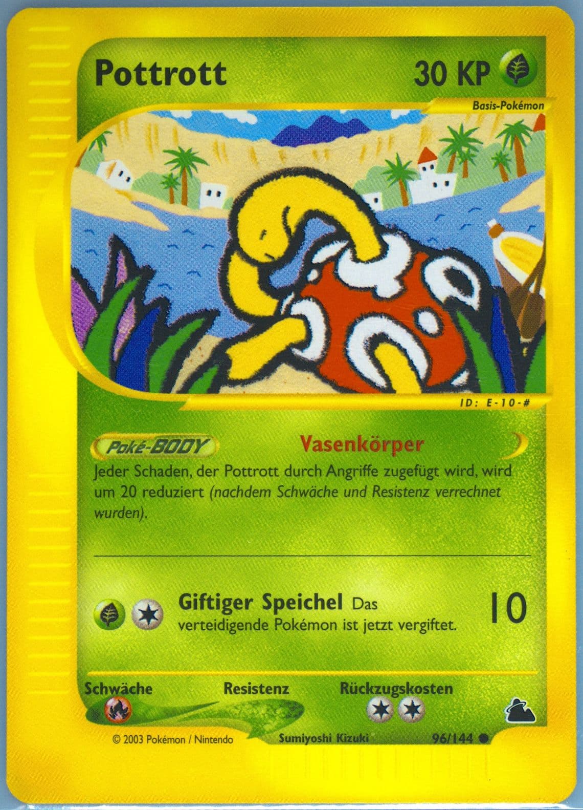 Pottrott German (96) 2003 Pokemon Skyridge