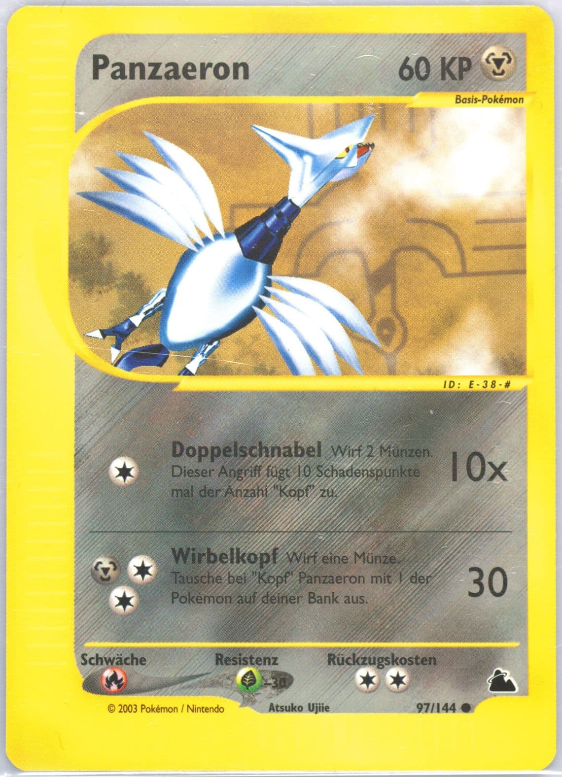 Panzaeron German (97) 2003 Pokemon Skyridge