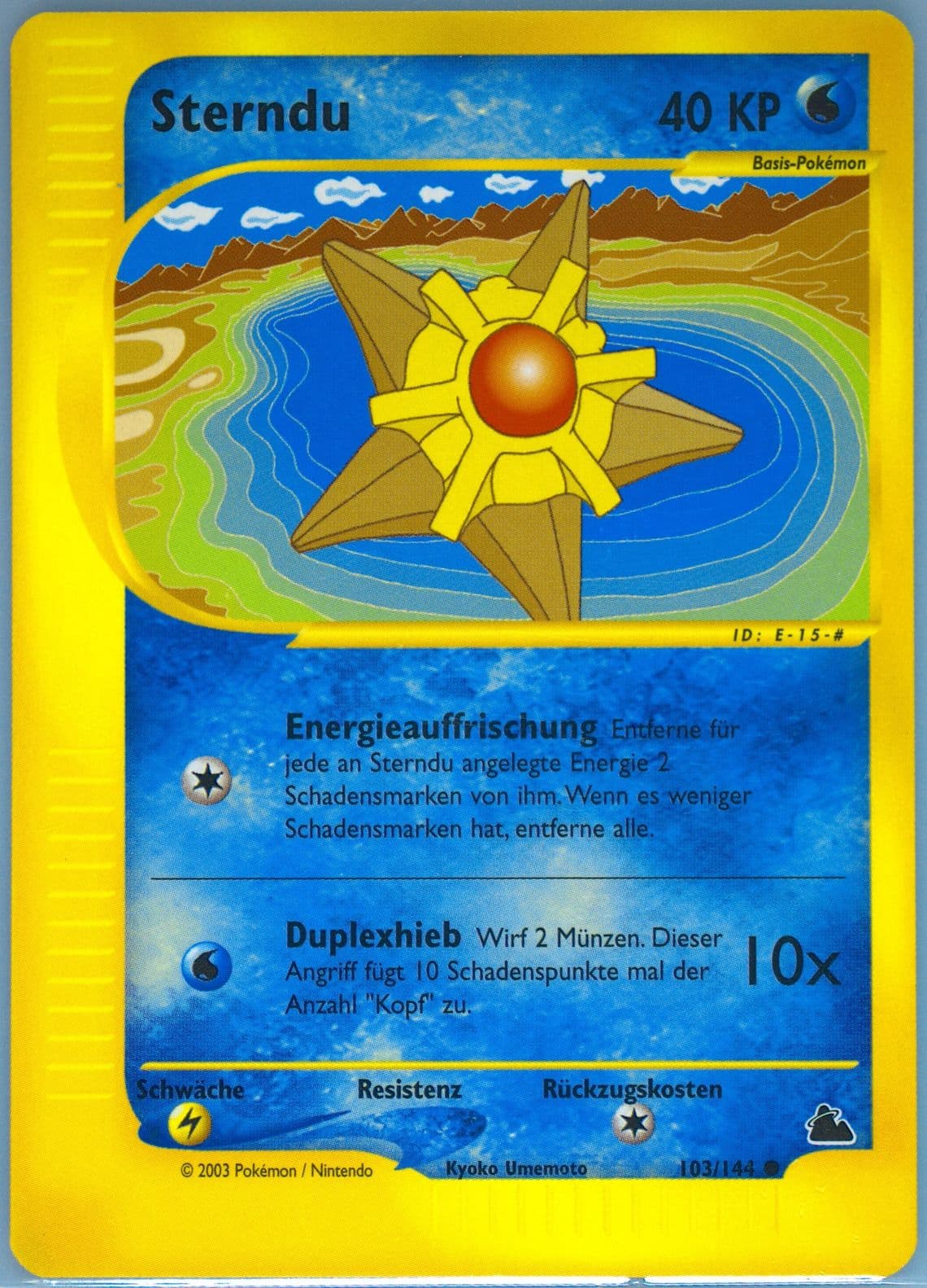 Sterndu German (103) 2003 Pokemon Skyridge