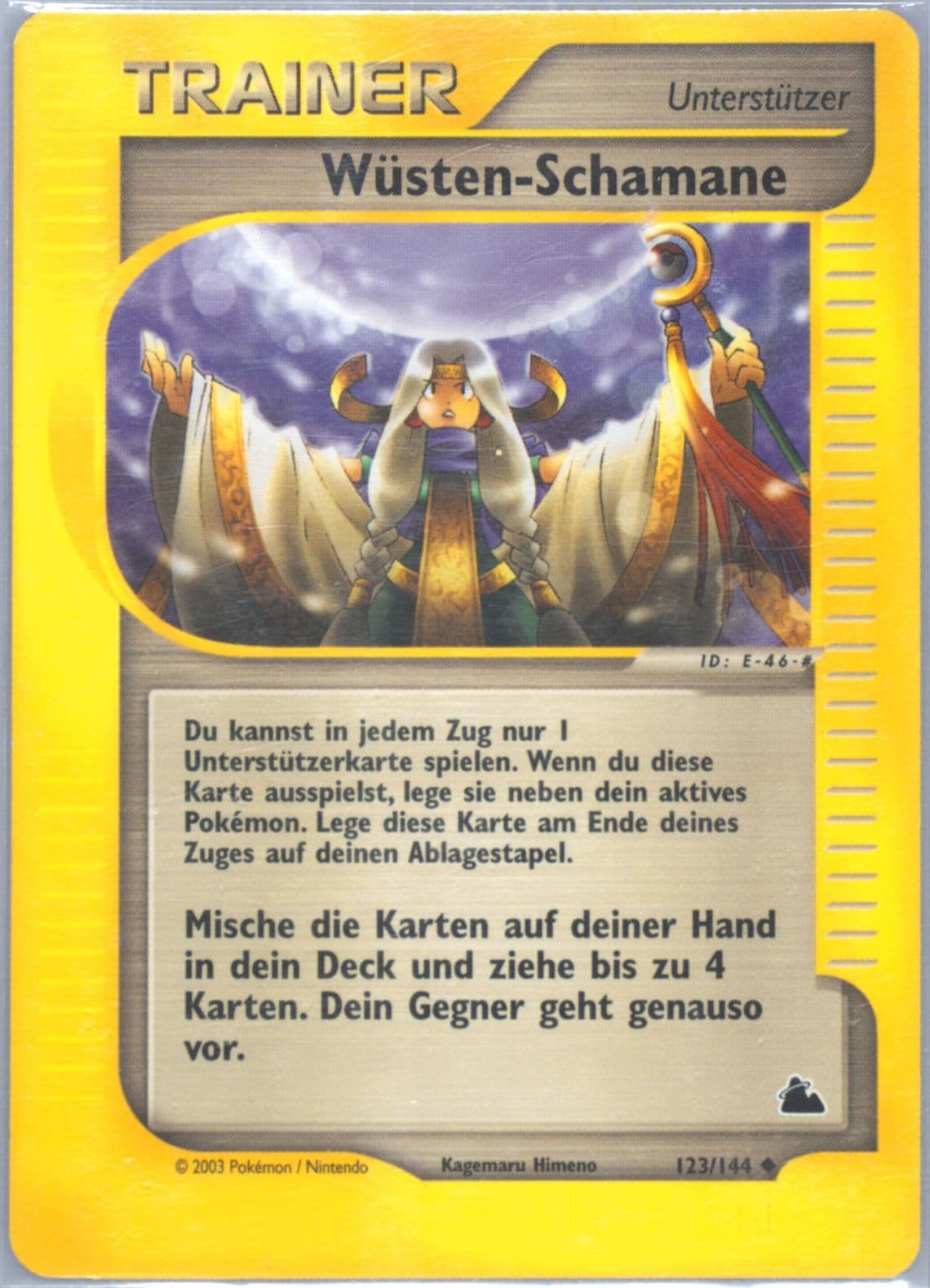 Wüsten-Schamane German (123) 2003 Pokemon Skyridge