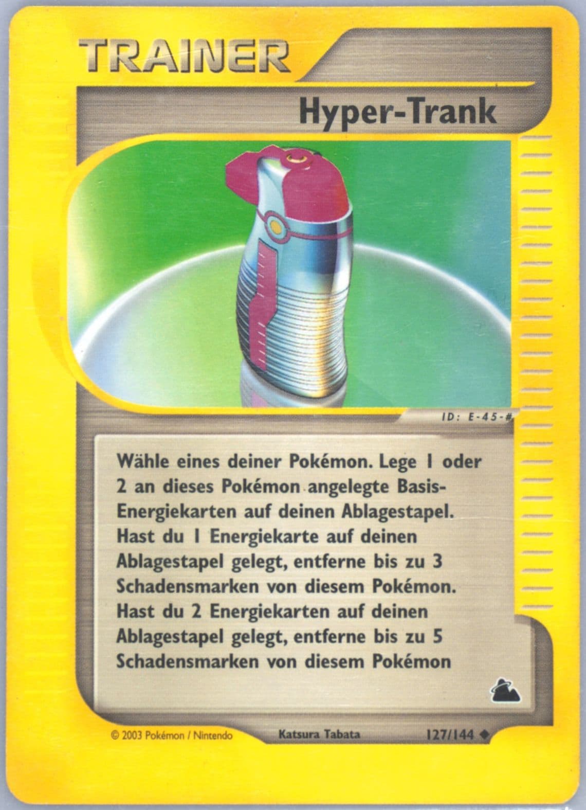 Hyper-Trank German (127) 2003 Pokemon Skyridge