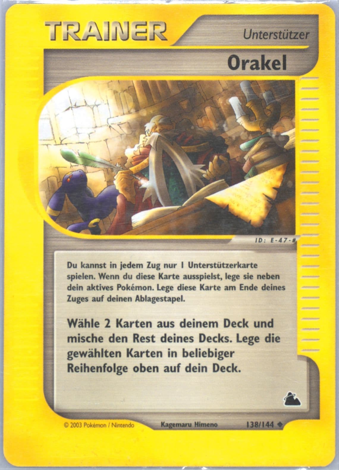 Orakel German (138) 2003 Pokemon Skyridge