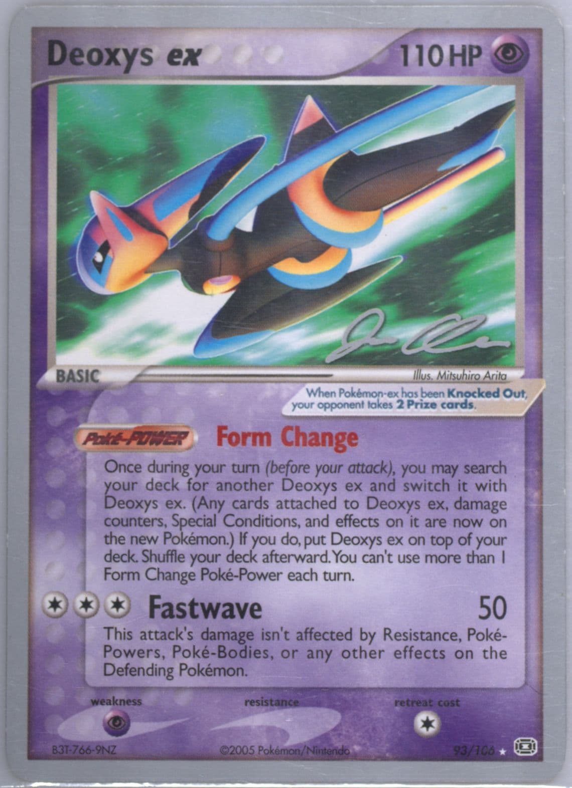 Deoxys EX Mewtrick (93) 2006 Pokemon World Championships Promo