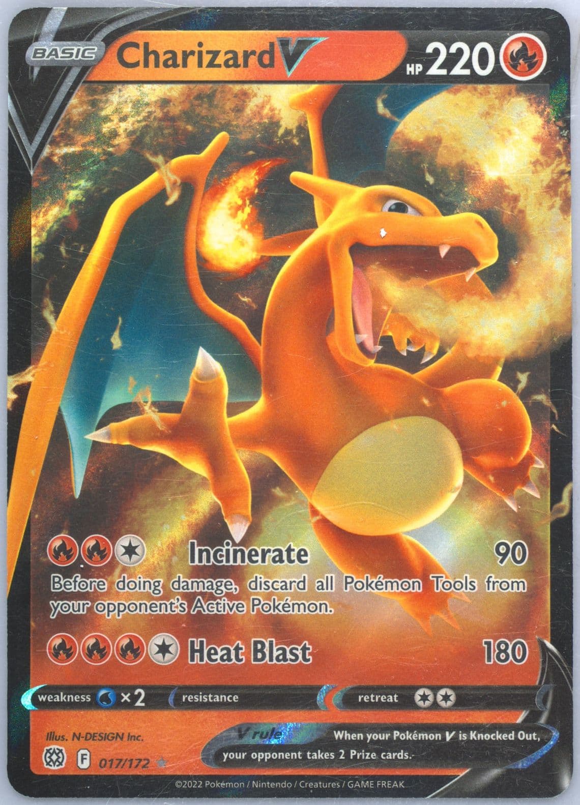 Charizard V (017) 2022 Pokemon Sword & Shield Brilliant Stars
