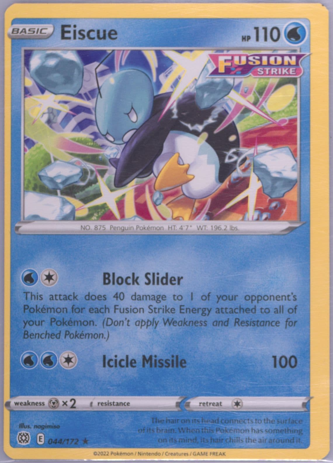 Eiscue (044) 2022 Pokemon Sword & Shield Brilliant Stars