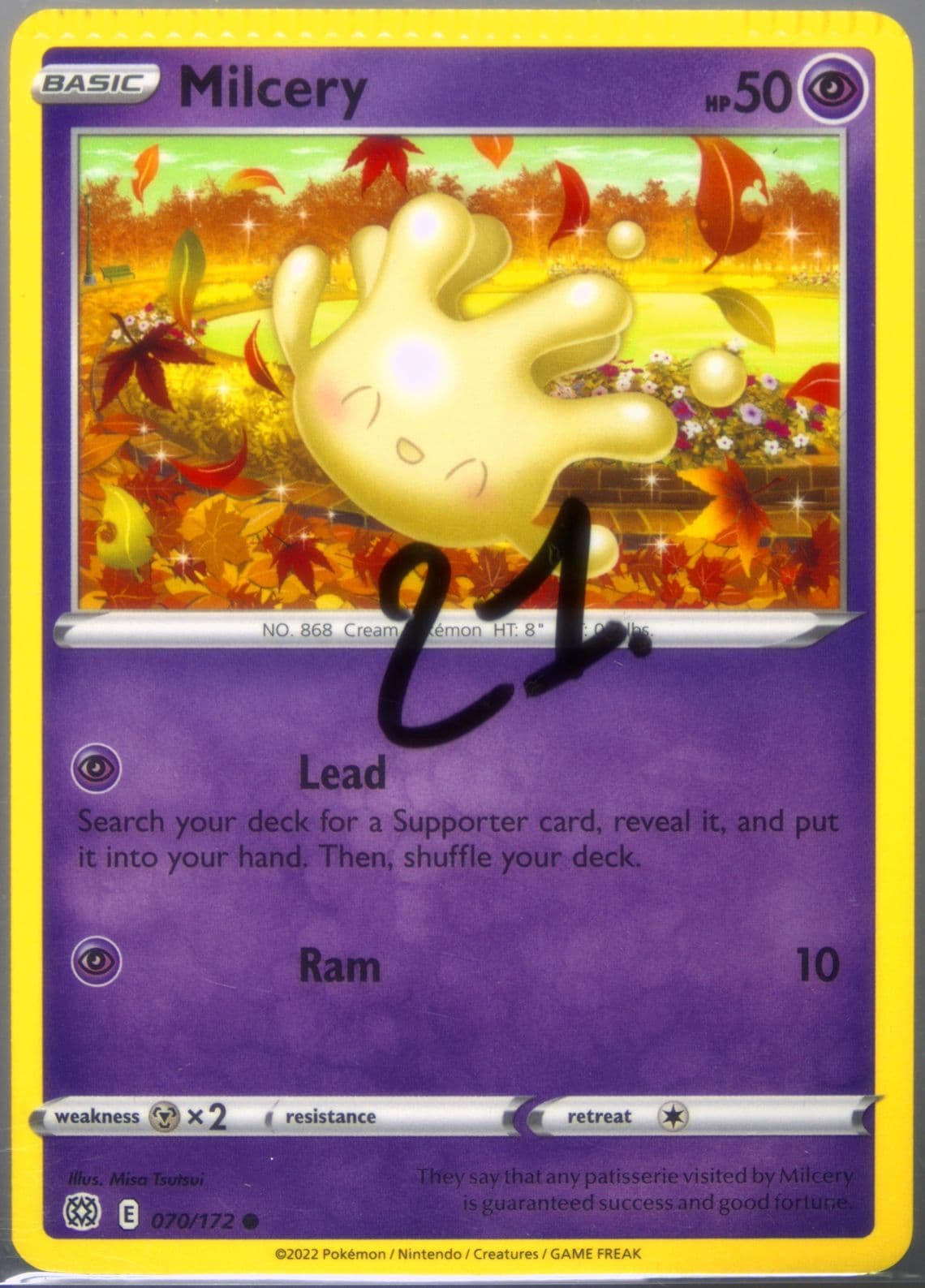 Milcery (070) 2022 Pokemon Sword & Shield Brilliant Stars