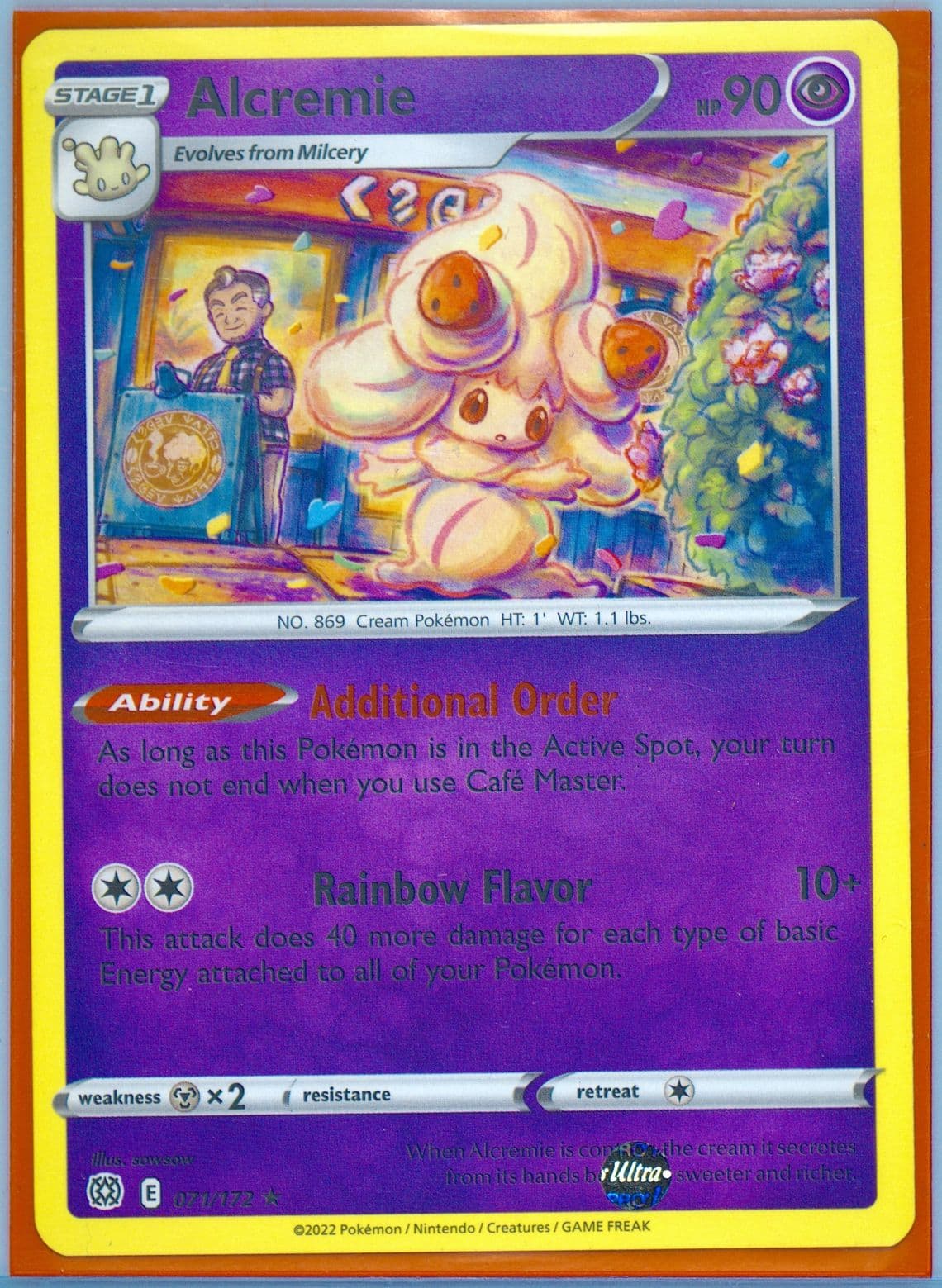 Alcremie (071) 2022 Pokemon Sword & Shield Brilliant Stars