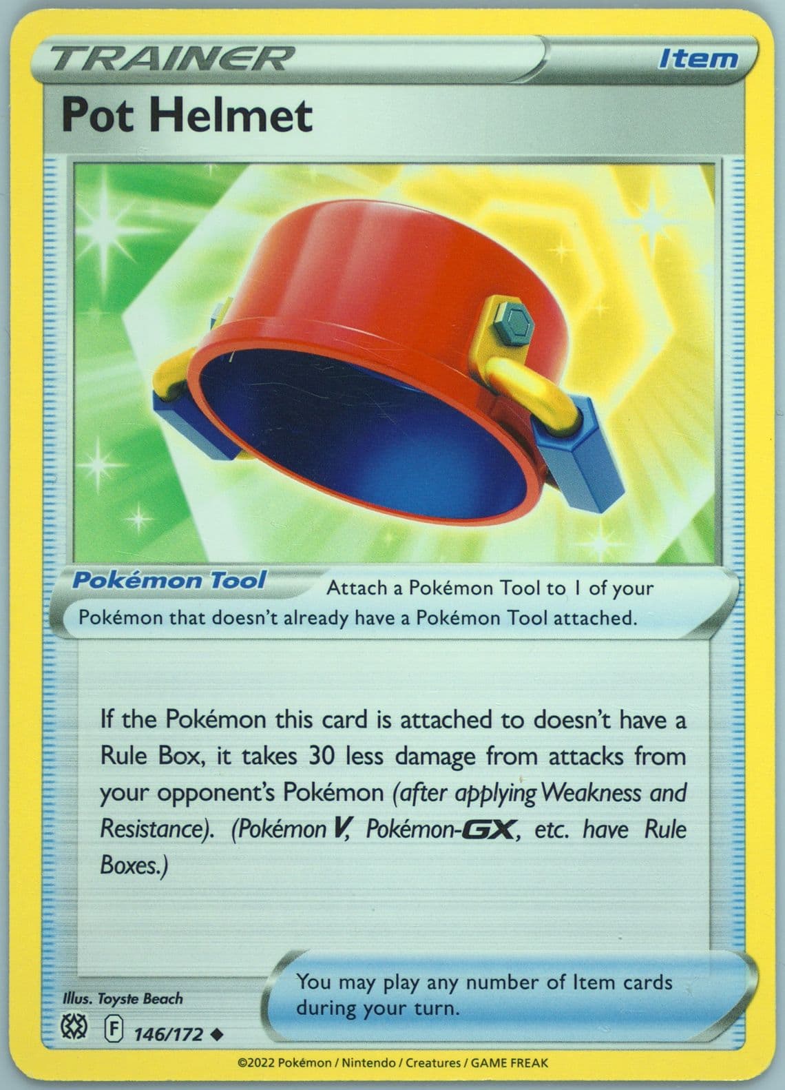 Pot Helmet (146) 2022 Pokemon Sword & Shield Brilliant Stars