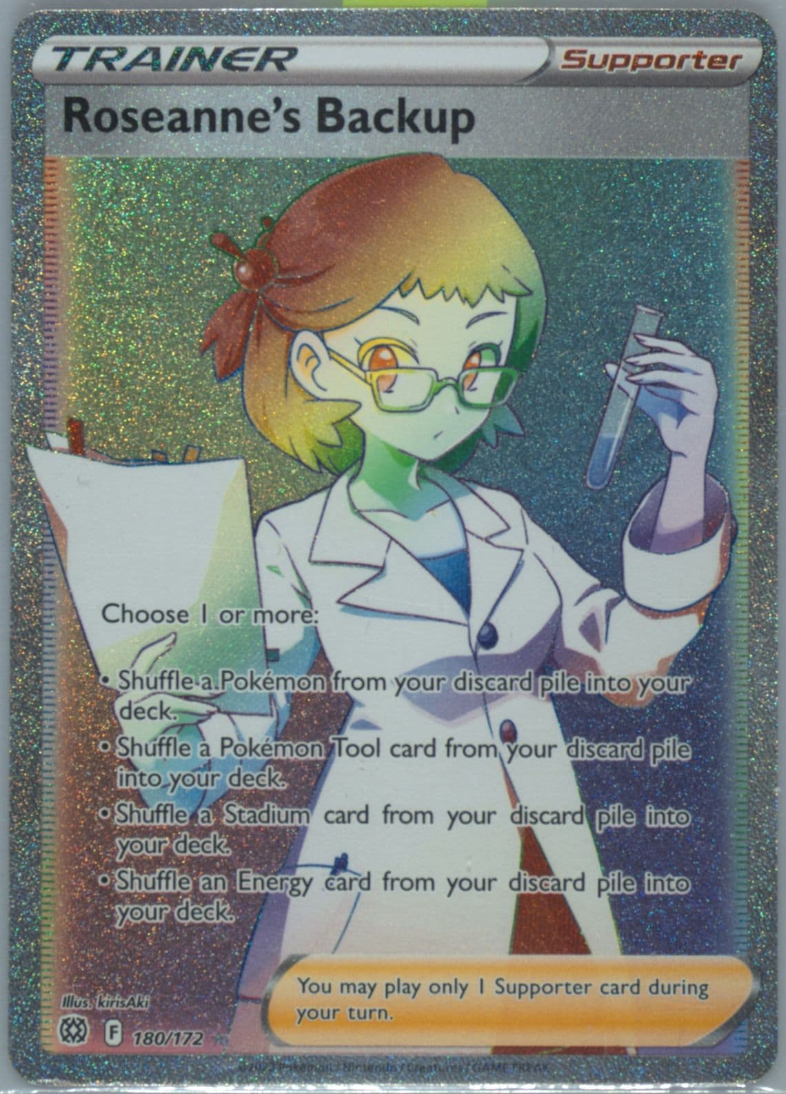 Full Art/Roseanne's Backup Secret (180) 2022 Pokemon Sword & Shield Brilliant Stars