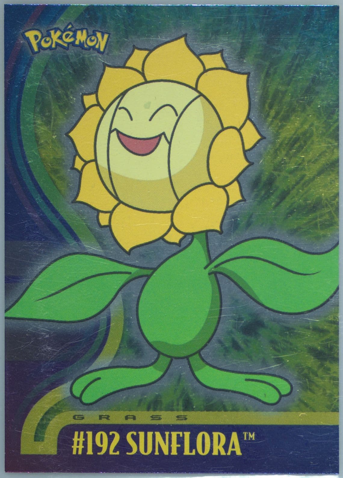 Sunflora Foil (192) 2001 Topps Pokemon Johto Series 1