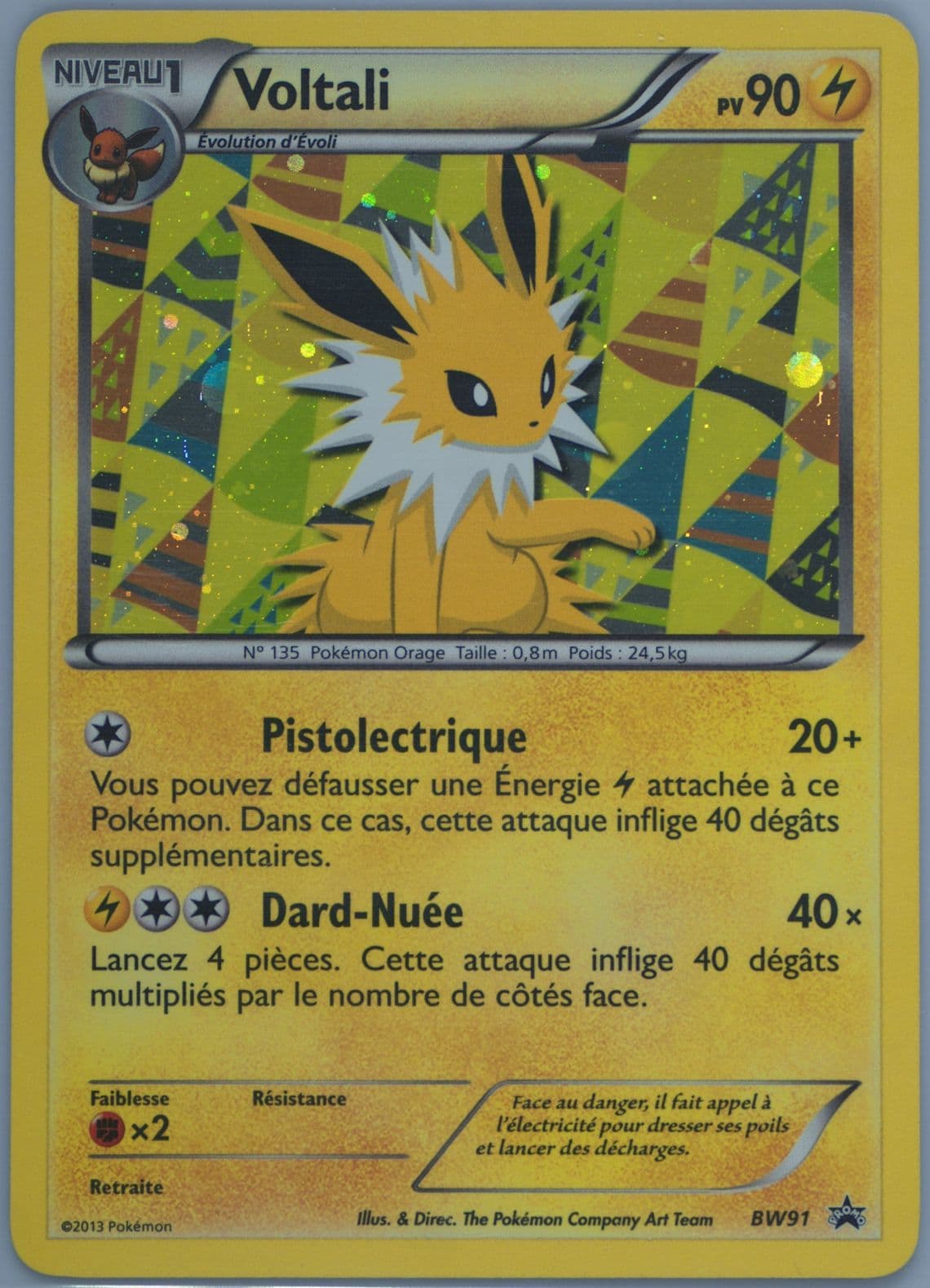 Voltali Sylveon Collection-French (BW91) 2013 Pokemon Black & White Promo