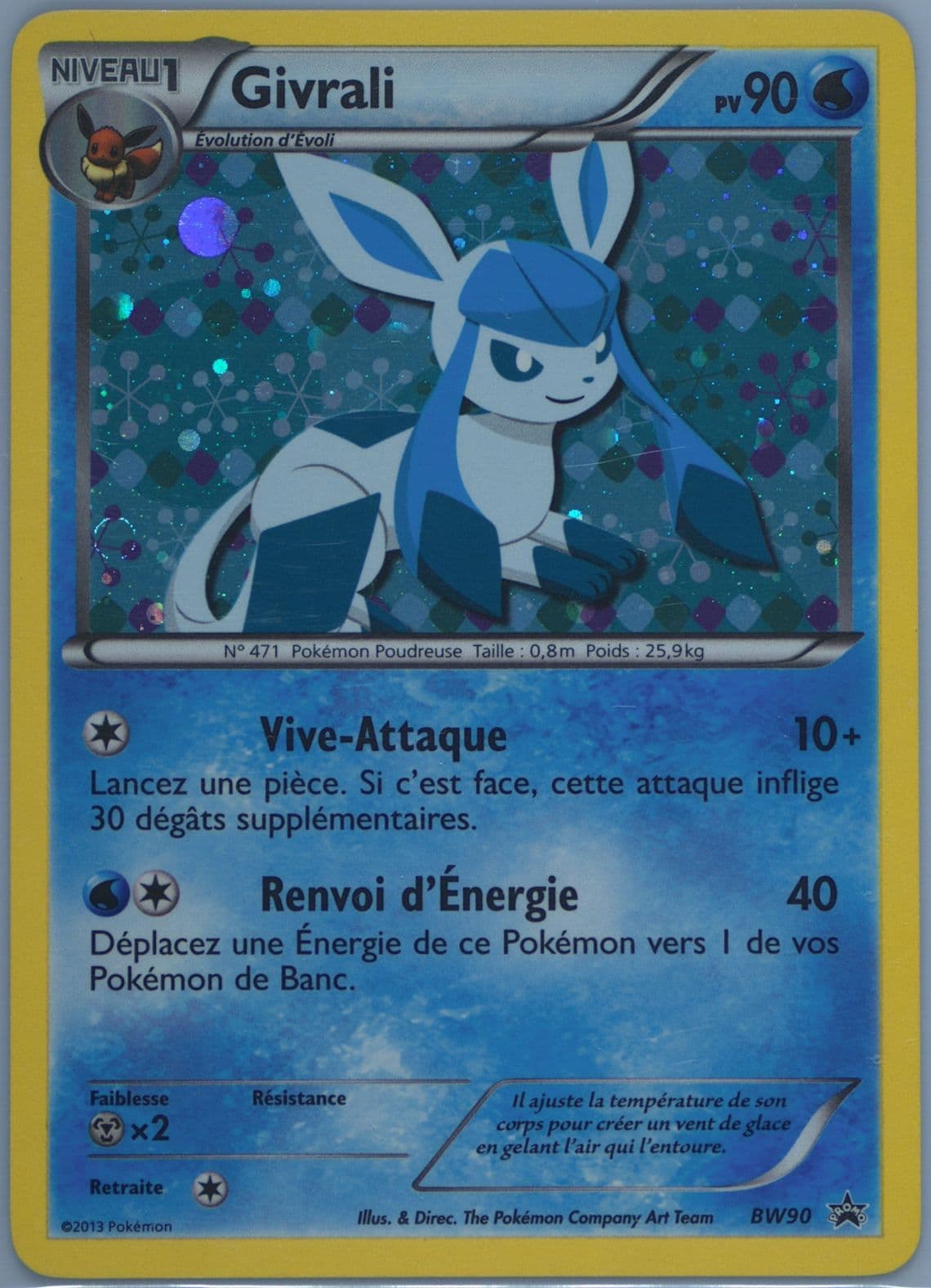 Givrali Sylveon Collection-French (BW90) 2013 Pokemon Black & White Promo