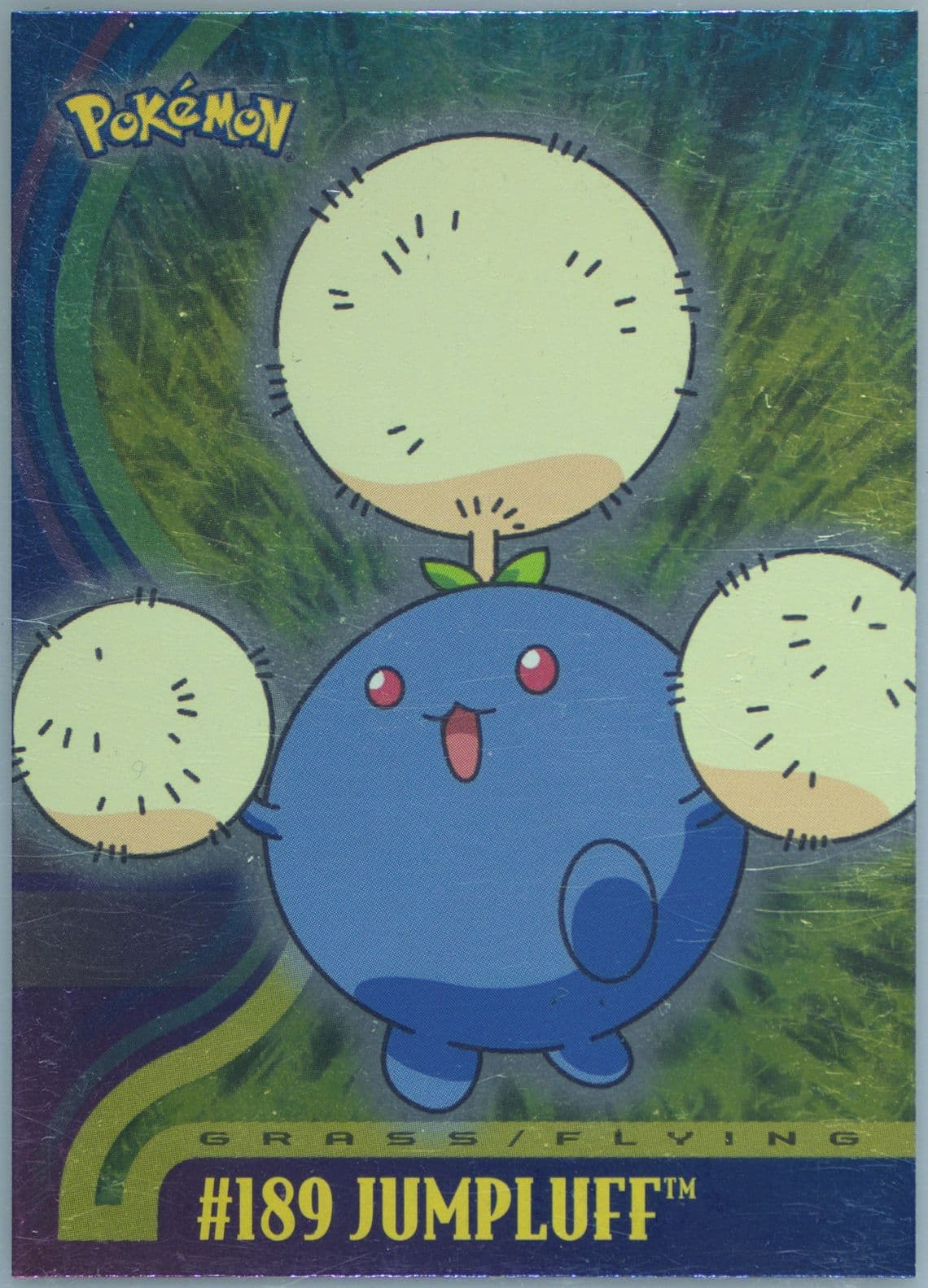 Jumpluff Foil (189) 2001 Topps Pokemon Johto Series 1