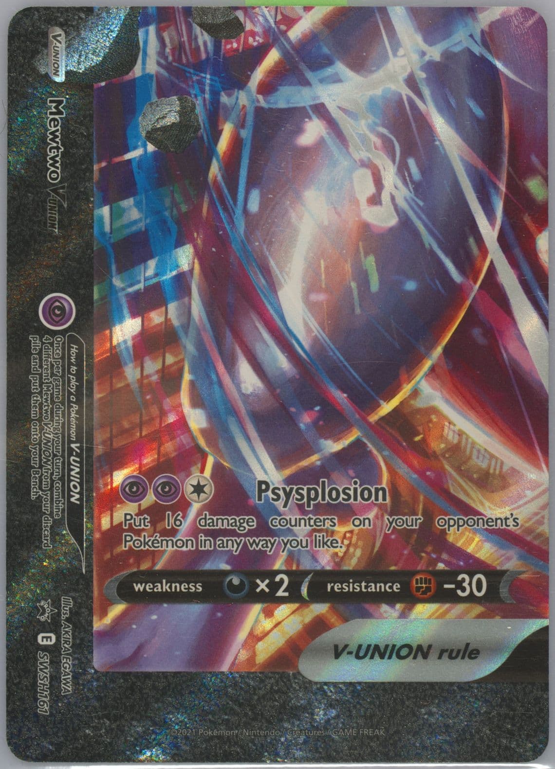 Mewtwo V-Union Mewtwo V-Union Special Collection (161) 2021 Pokemon Swsh Black Star Promo