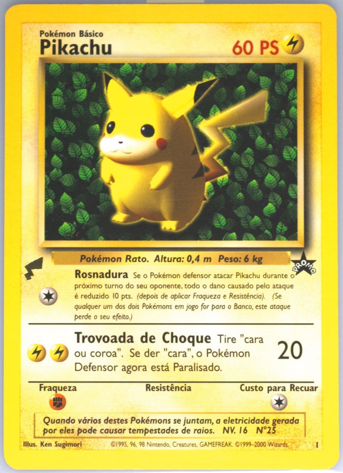 Ivy Pikachu Portuguese (1) 2000 Pokemon Pikachu World