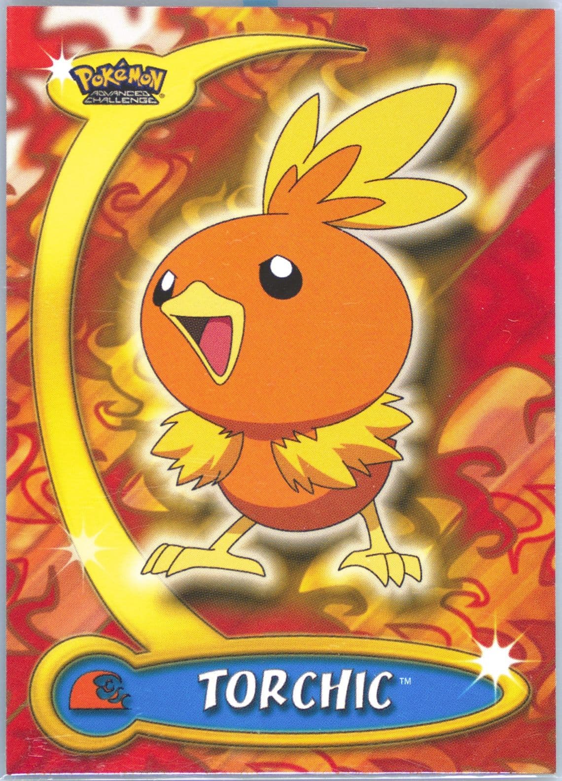Torchic (77) 2004 Topps Pokemon Advanced Challenge
