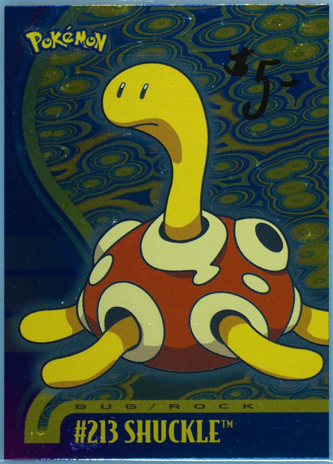 Shuckle Foil (213) 2001 Topps Pokemon Johto Series 1