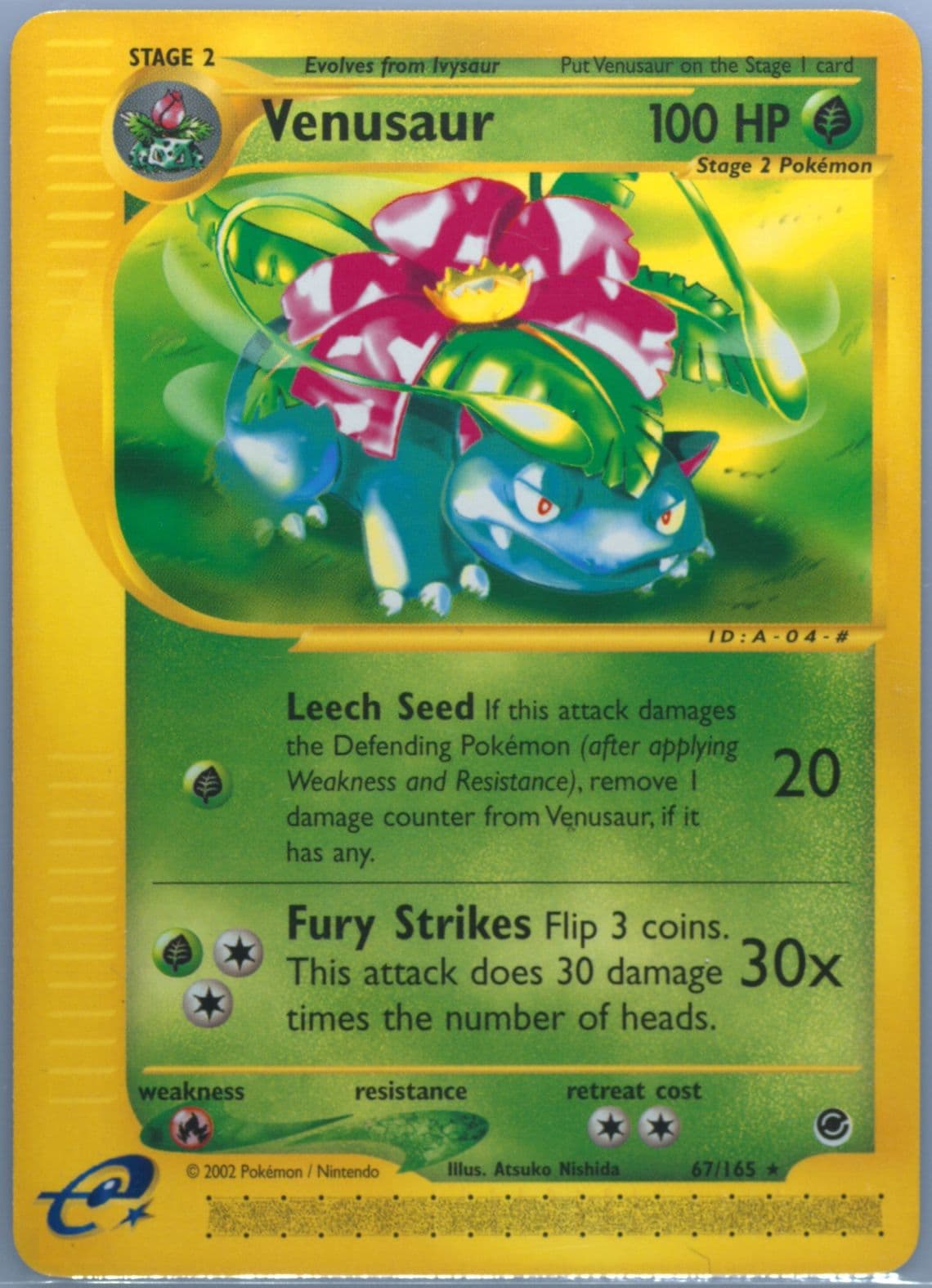 Venusaur (67) 2002 Pokemon Expedition