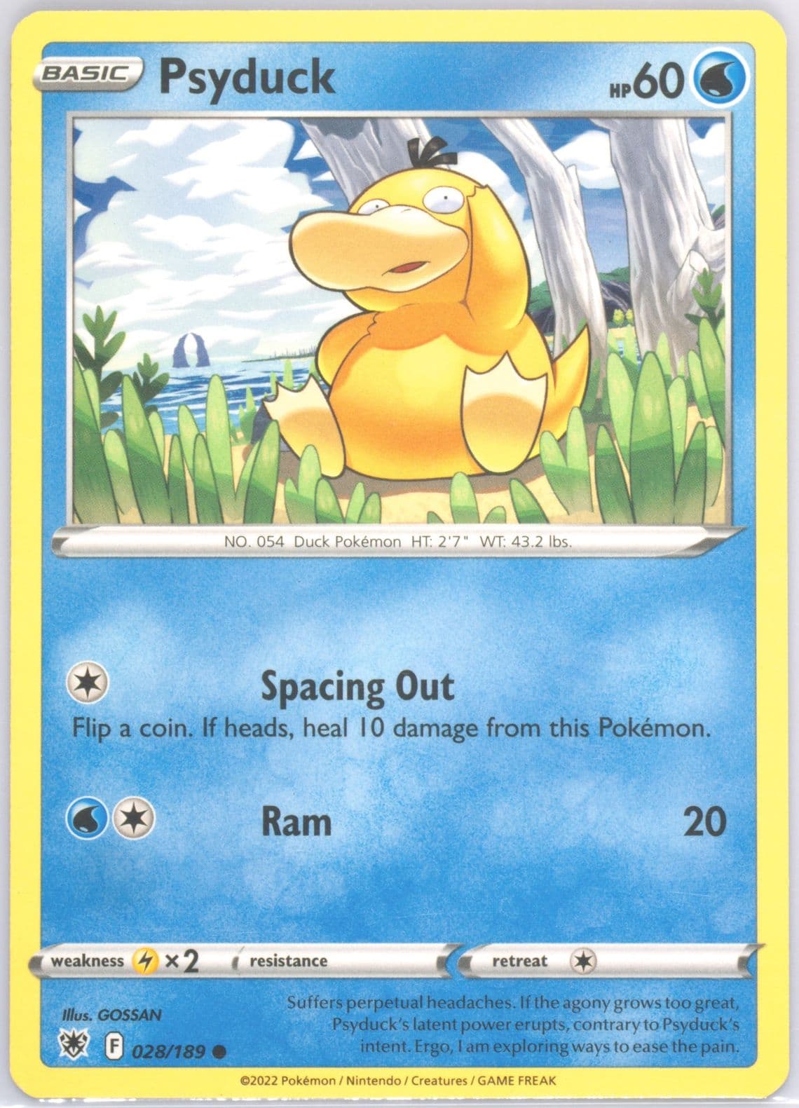 Psyduck (028) 2022 Pokemon Sword & Shield Astral Radiance