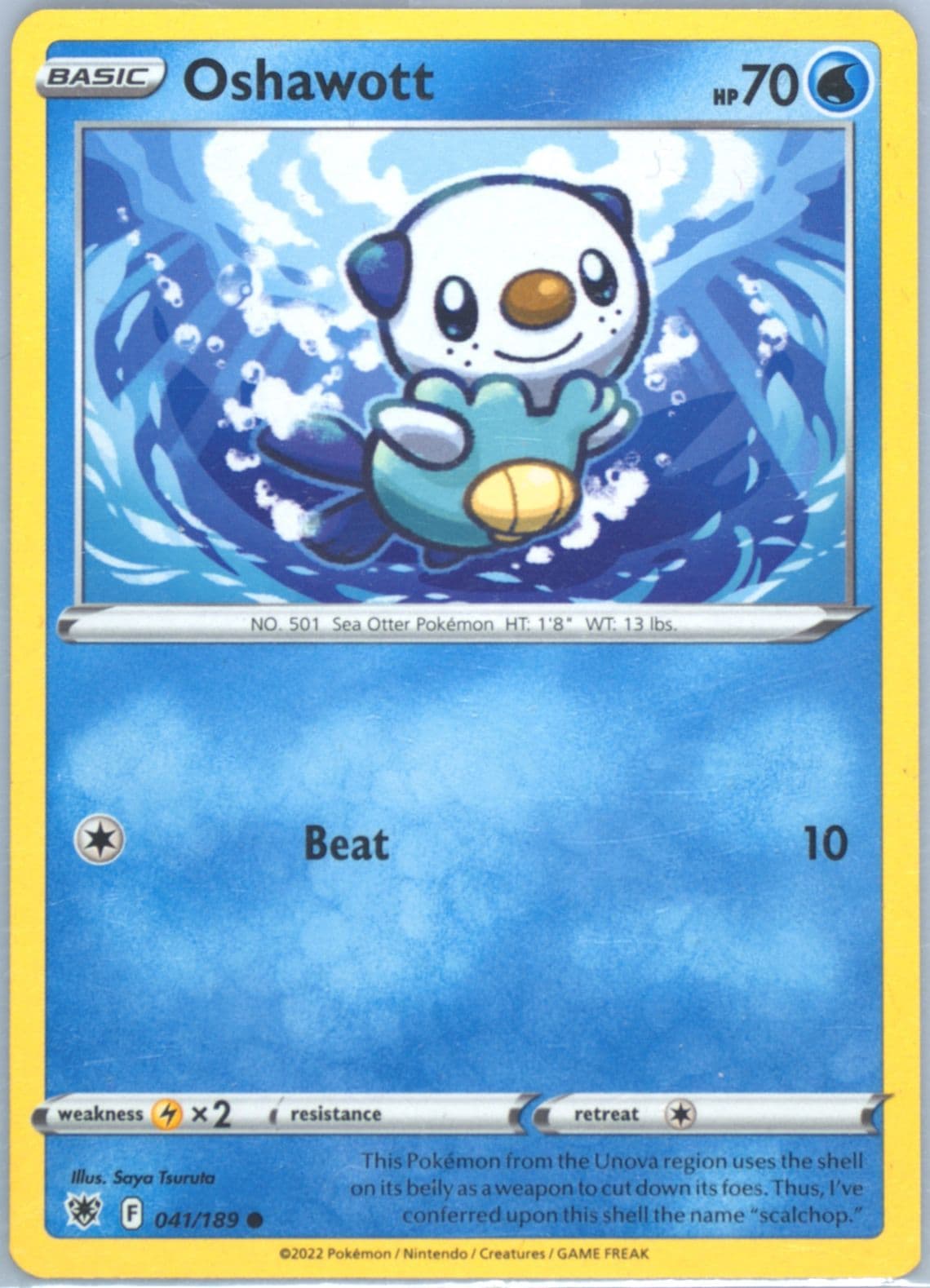 Oshawott (041) 2022 Pokemon Sword & Shield Astral Radiance