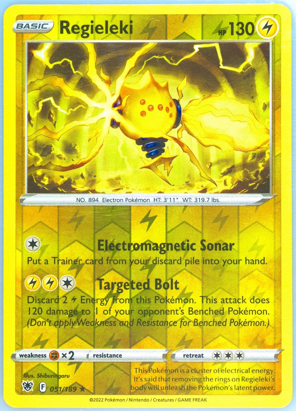 Regieleki (051) 2022 Pokemon Sword & Shield Astral Radiance