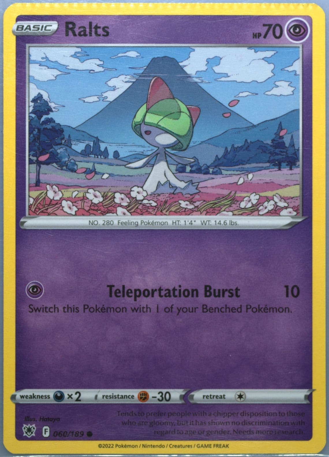 Ralts (060) 2022 Pokemon Sword & Shield Astral Radiance