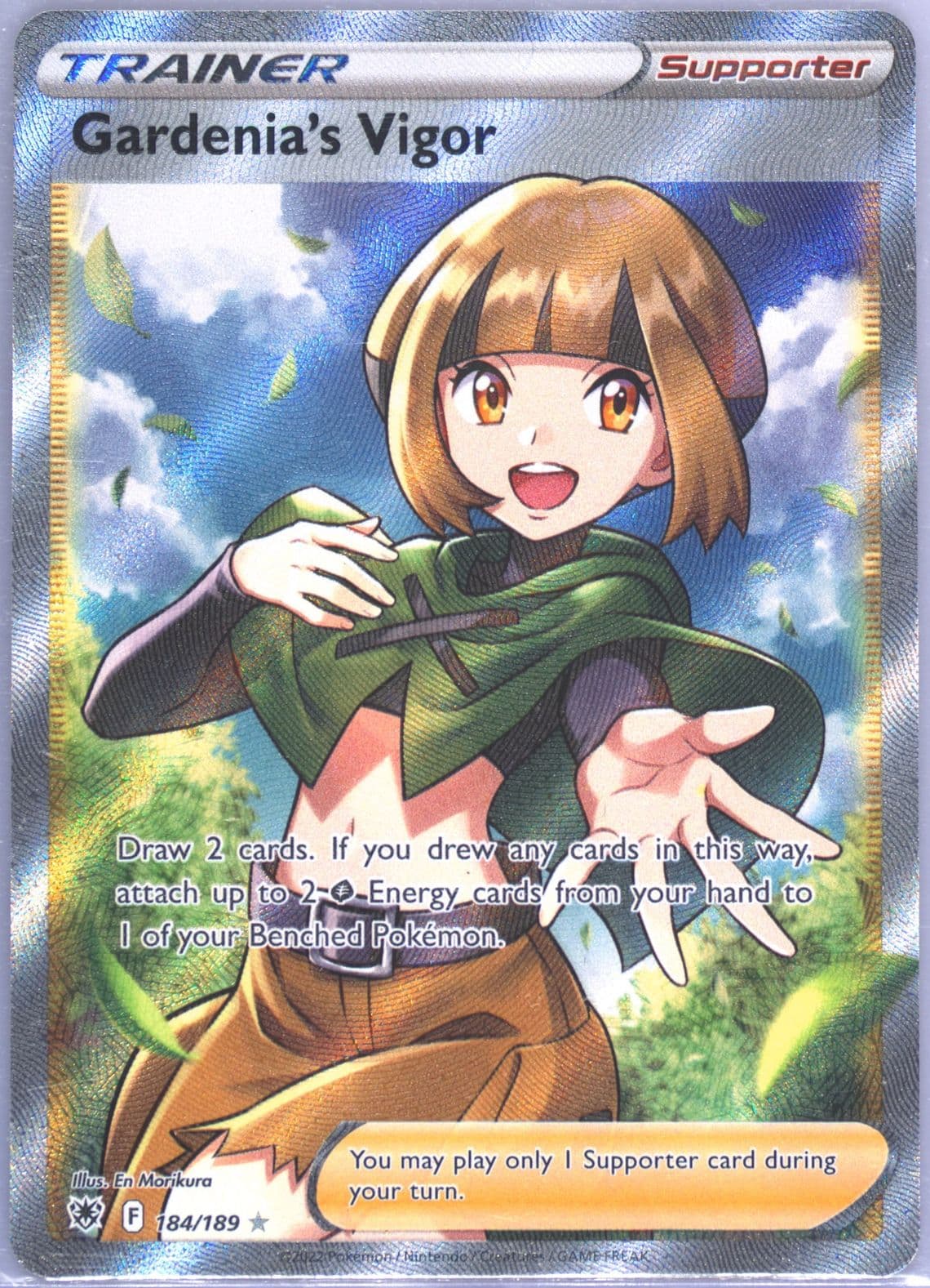 Full Art/Gardenia's Vigor (184) 2022 Pokemon Sword & Shield Astral Radiance
