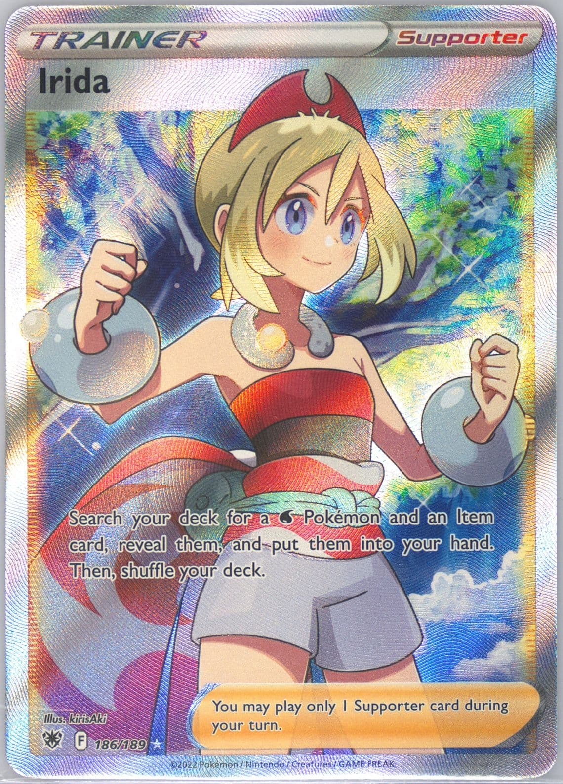 Full Art/Irida (186) 2022 Pokemon Sword & Shield Astral Radiance