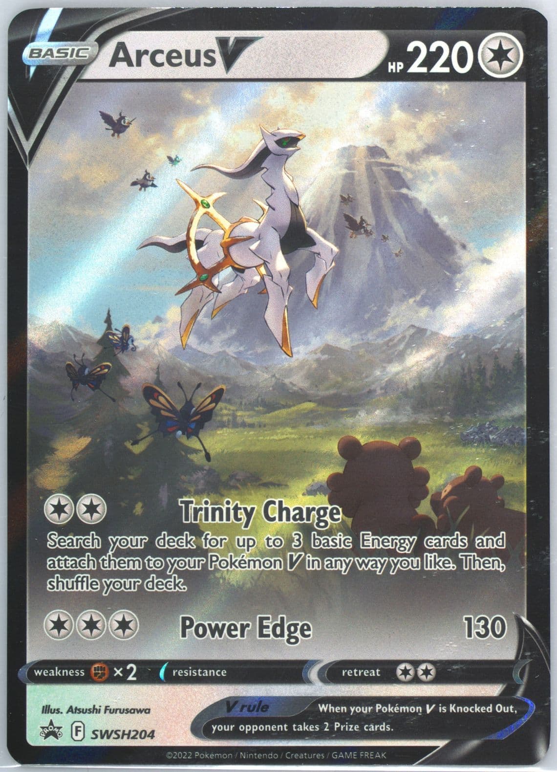 Arceus V Arceus V Figure Collection (204) 2022 Pokemon Swsh Black Star Promo