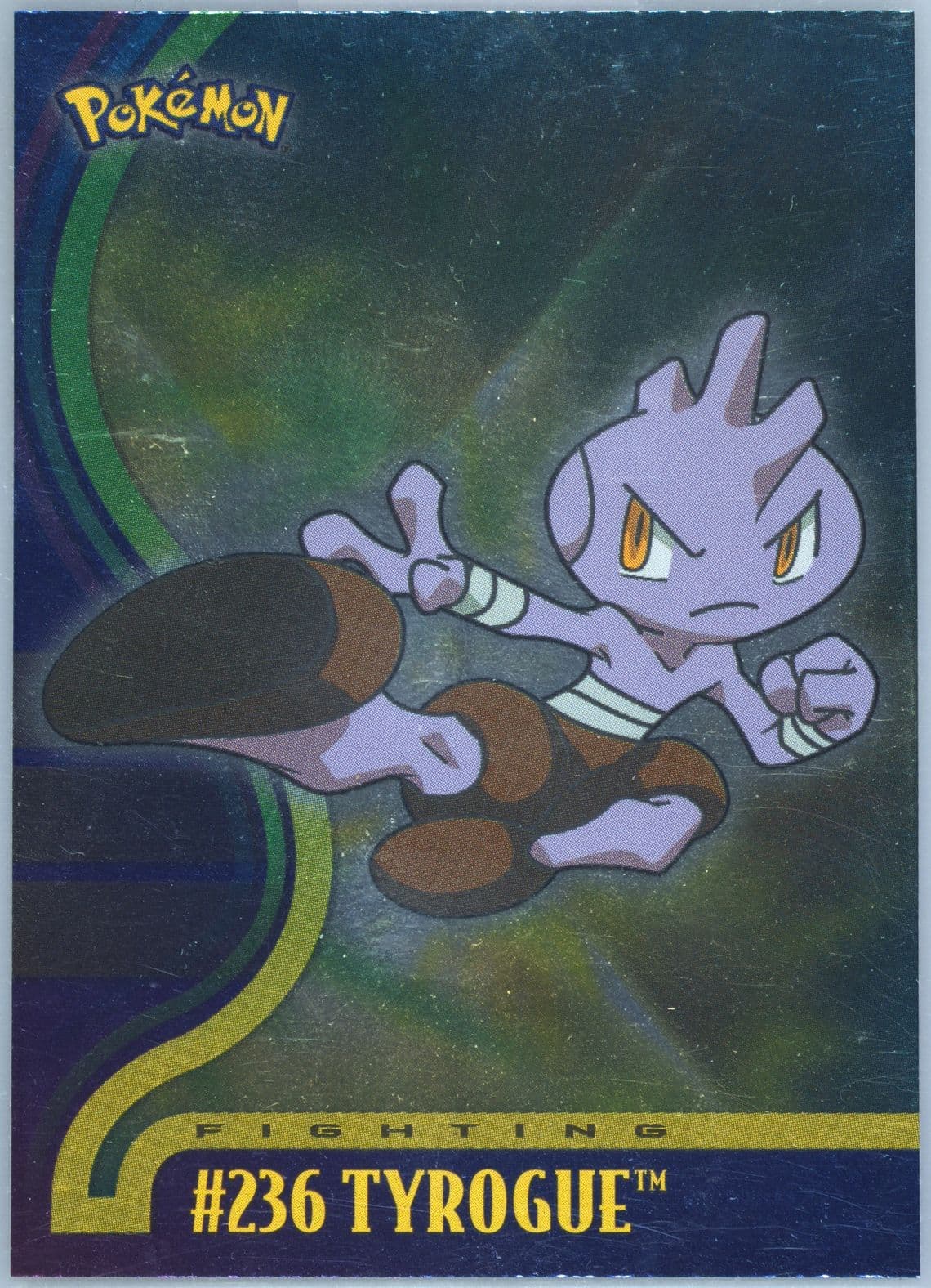 Tyrogue Foil (236) 2001 Topps Pokemon Johto League Champions