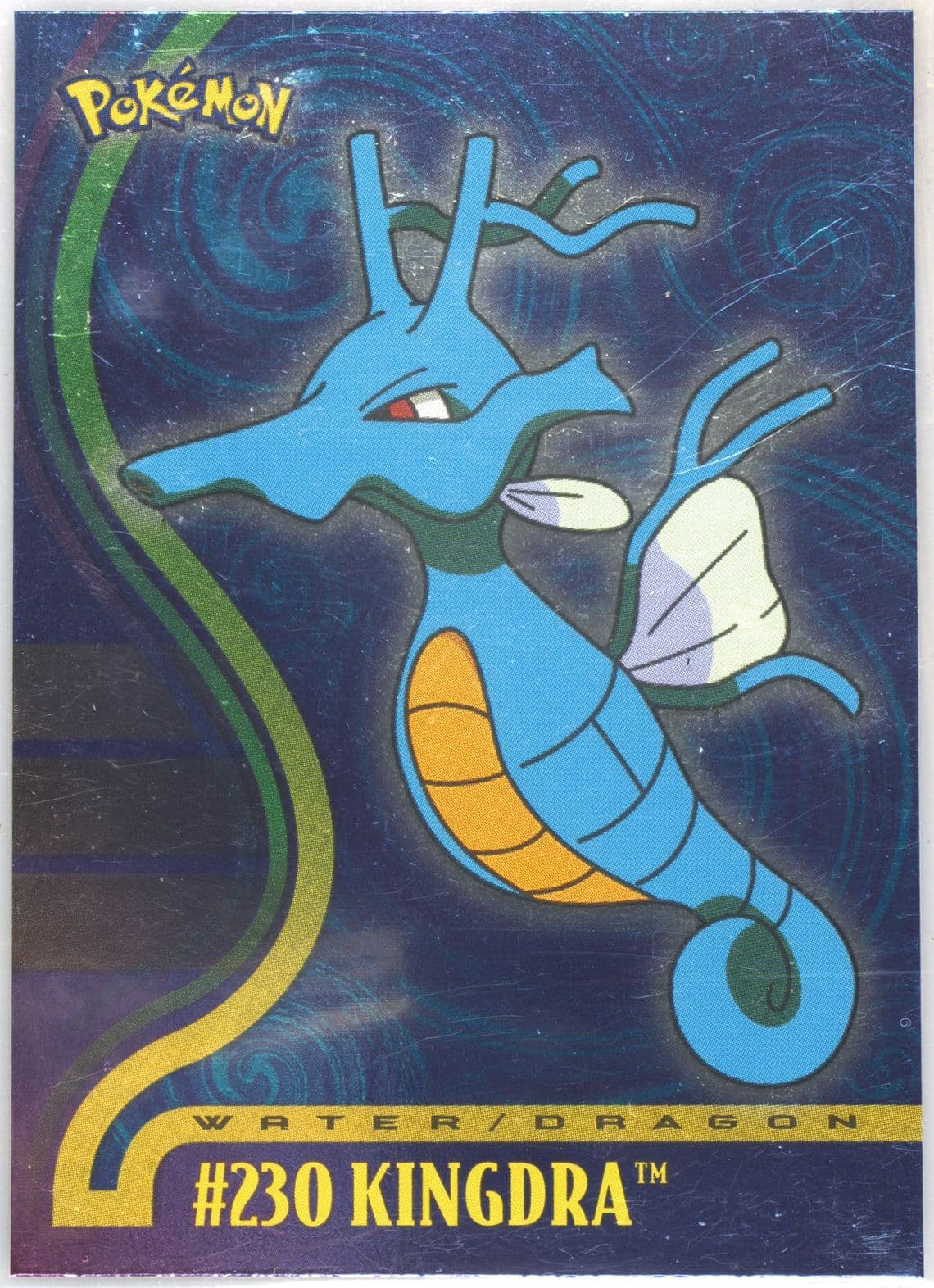 Kingdra Foil (230) 2001 Topps Pokemon Johto League Champions