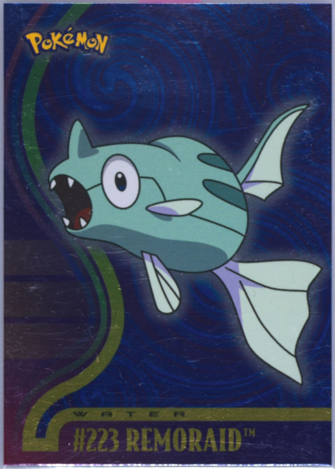 Remoraid Foil (223) 2001 Topps Pokemon Johto League Champions